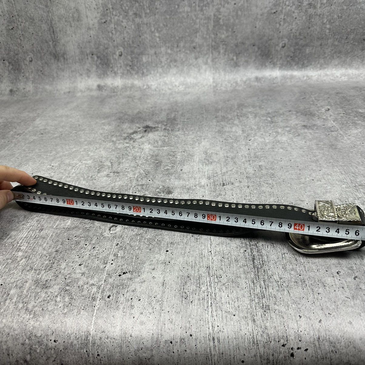 Vintage Vintage Italy 90s Nanni Leather Belt Y2K Style Size 34 - 13 Thumbnail