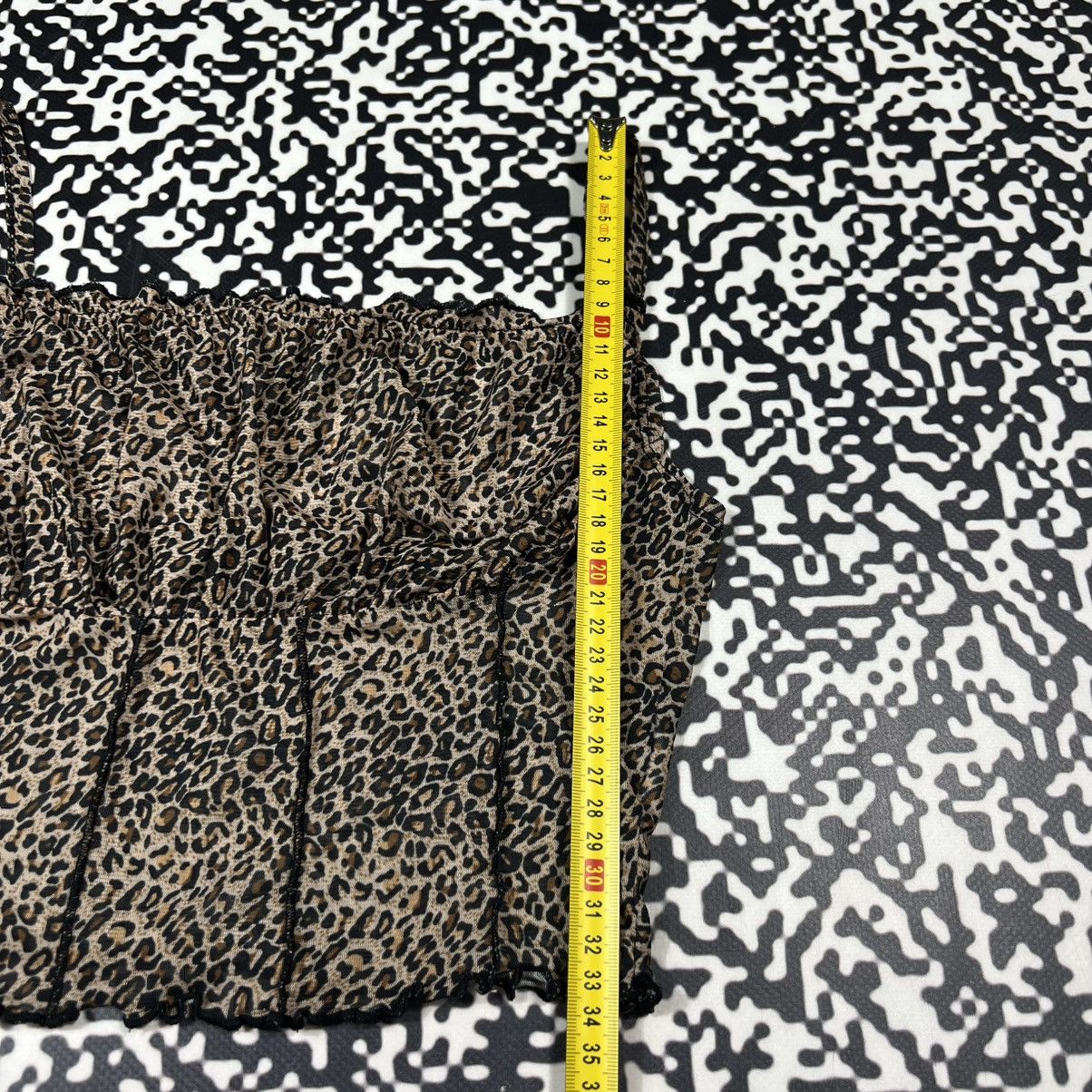 Vintage Vintage Y2K Leopard Sexy Retro Tank Top Sleeveless Size S / US 4 / IT 40 - 15 Thumbnail