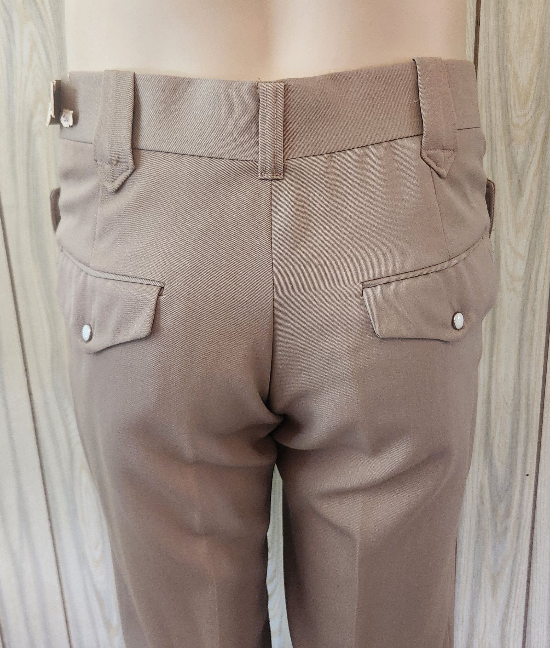 Vintage Vintage pants 29 tan gabardine men NOS Size US 29 - 4 Thumbnail