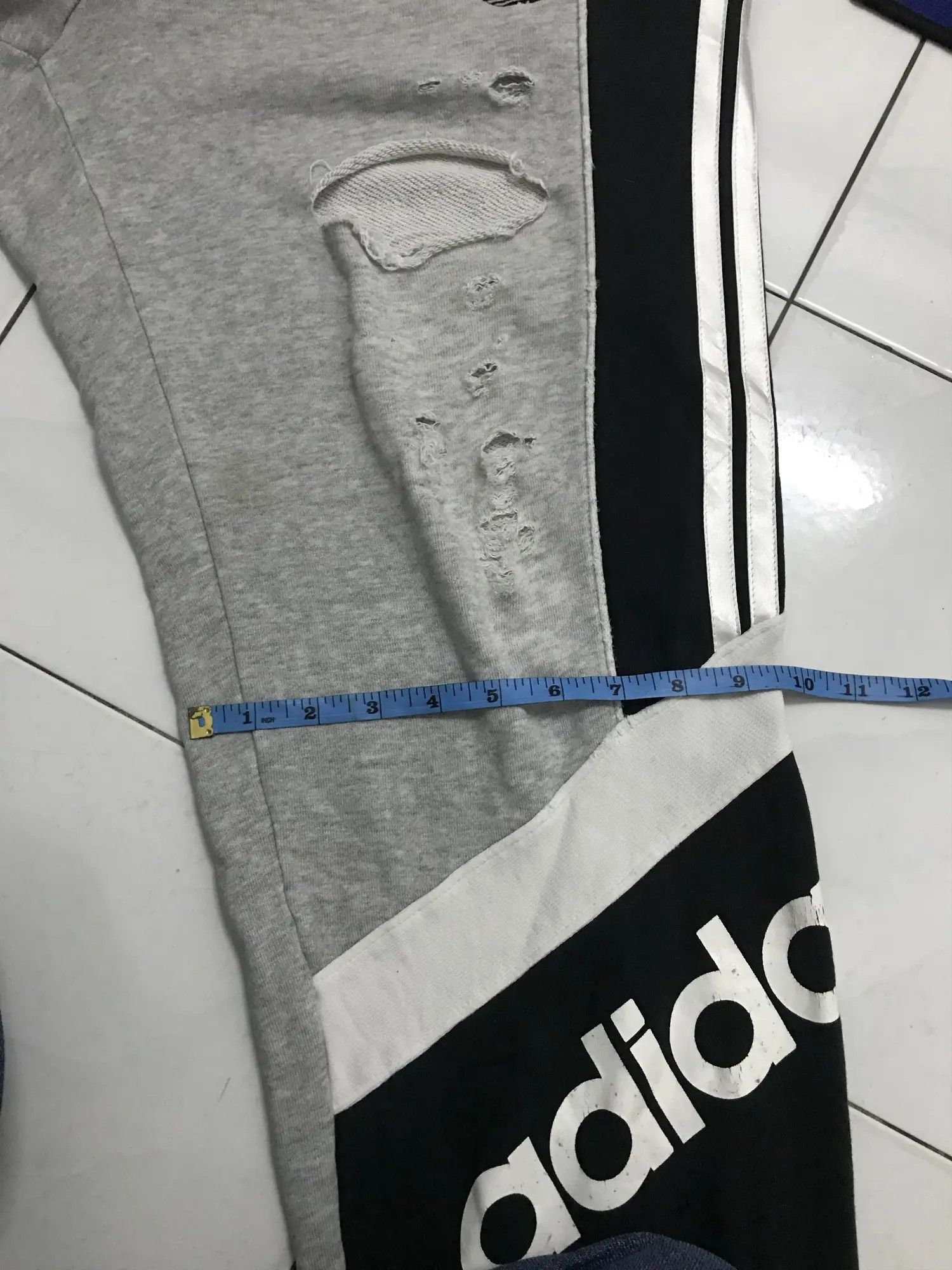 Adidas Adidas Trashed Distressed Jogger Size US 34 / EU 50 - 16 Thumbnail