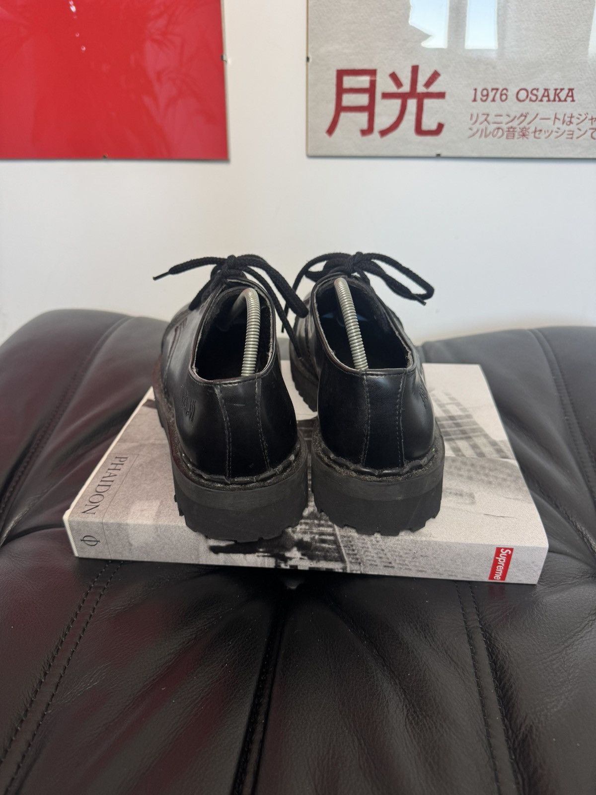 Leather Rare Vintage Avant Garde Platform Derby Leather Boots Grail Size US 7 / EU 40 - 4 Thumbnail