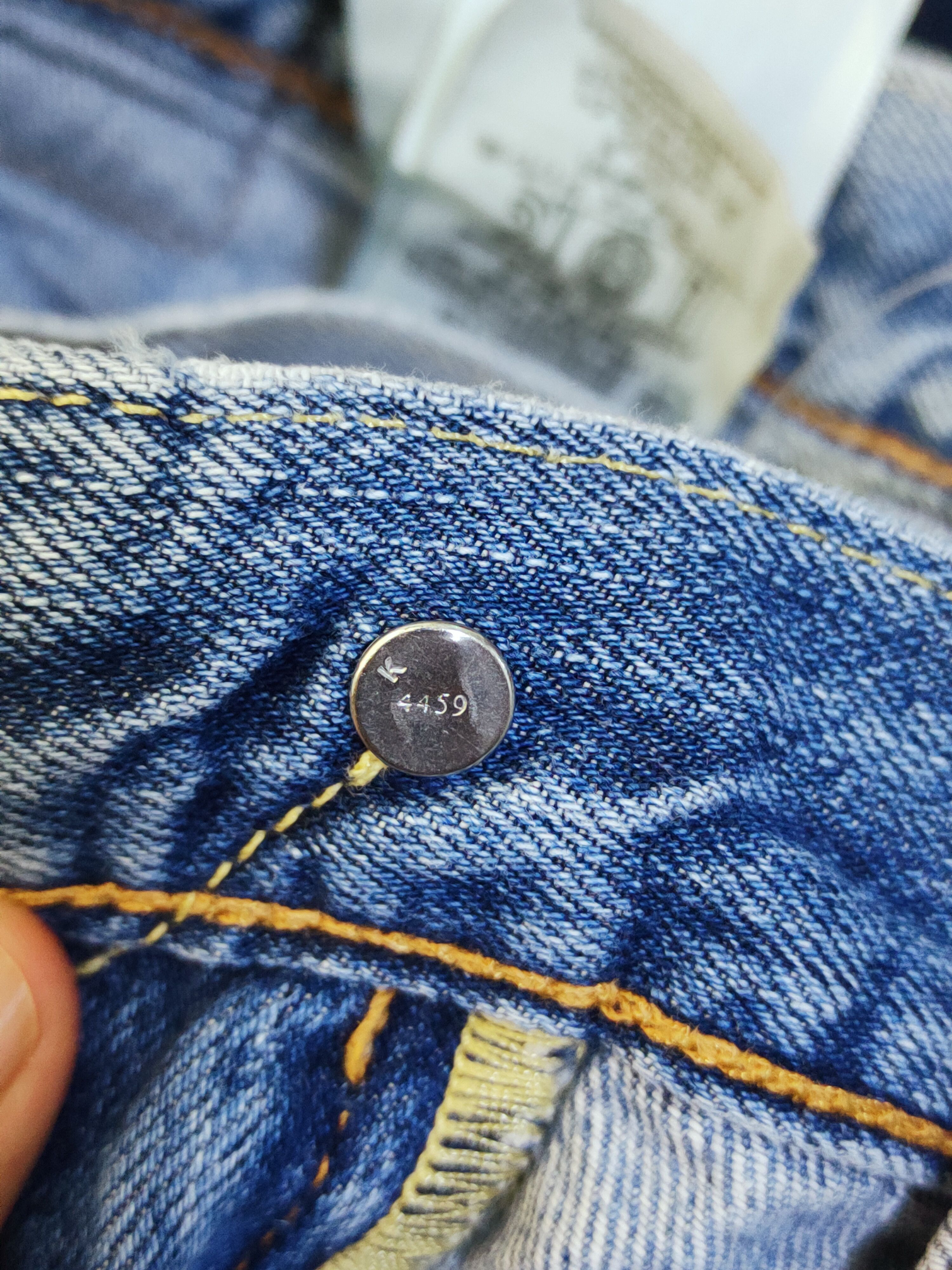 Levi's Levi's Blue Faded Distressed Ripped Jeans #S2714 Size US 35 - 20 Thumbnail