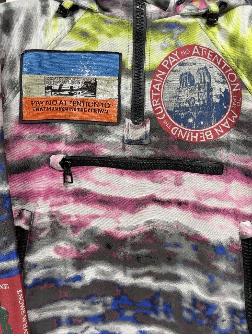 Louis Vuitton Louis Vuitton 48 Virgil Abloh's Patchwork Hoodie Jacket Size US M / EU 48-50 / 2 - 3 Thumbnail