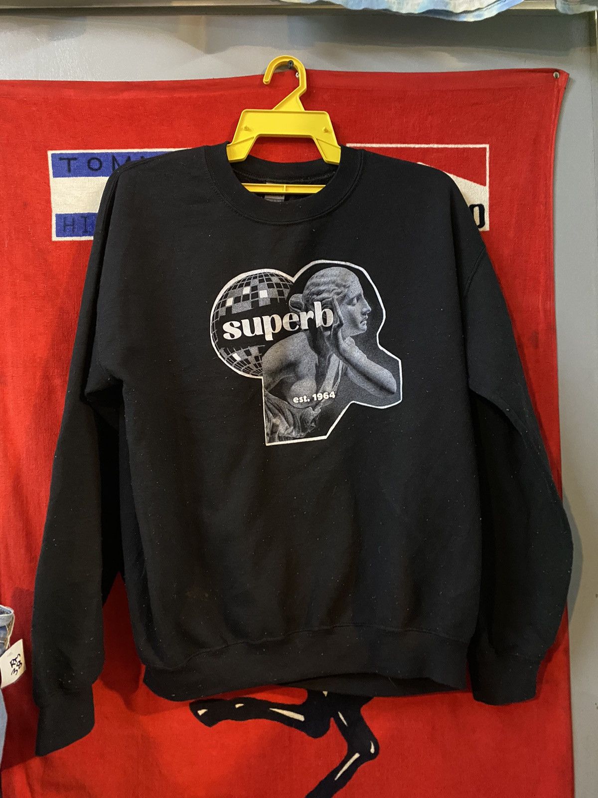 SUPERB Black sweatshirt Superb Size US M / EU 48-50 / 2 - 2 Thumbnail
