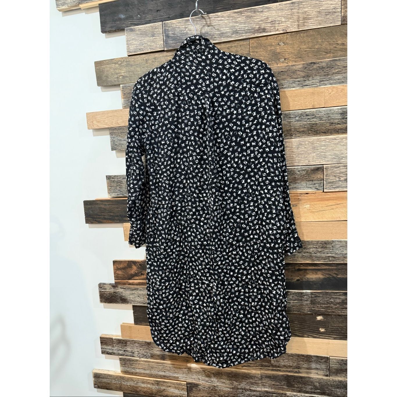 Samsoe Samsoe Samsoe Samsoe Dress Stella Shirt Dress Dark Sky Zodiac Horos Size S / US 4 / IT 40 - 2 Thumbnail