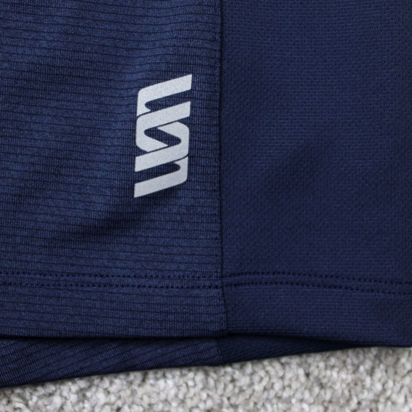 Skin Second Skin Shirt Mens 2XL XXL Blue Fitted Short Sleeve Crew Neck 92% Polyester 8% Spandex Size US XXL / EU 58 / 5 - 3 Thumbnail