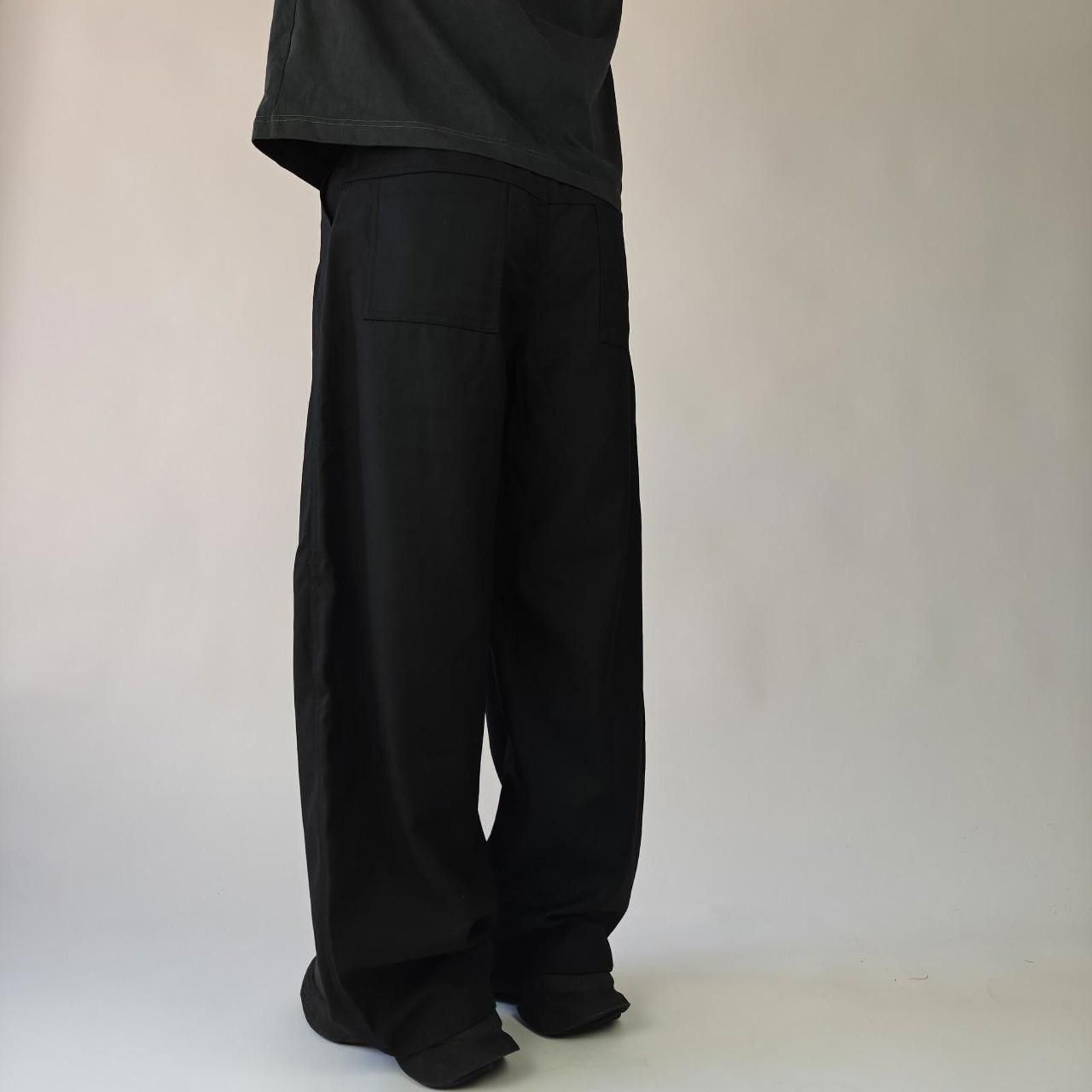 Other Black pleated wide leg pants Size US 31 - 3 Thumbnail