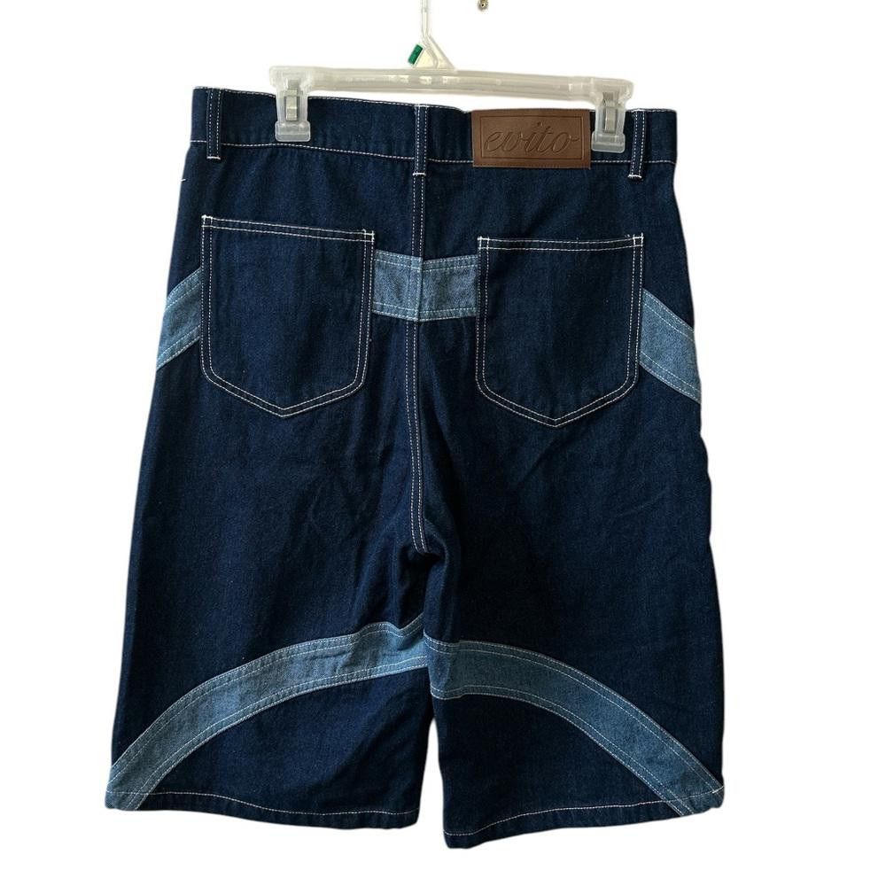 Designer NWOT Evito Denim Shorts Size Small Size US 30 / EU 46 - 2 Thumbnail