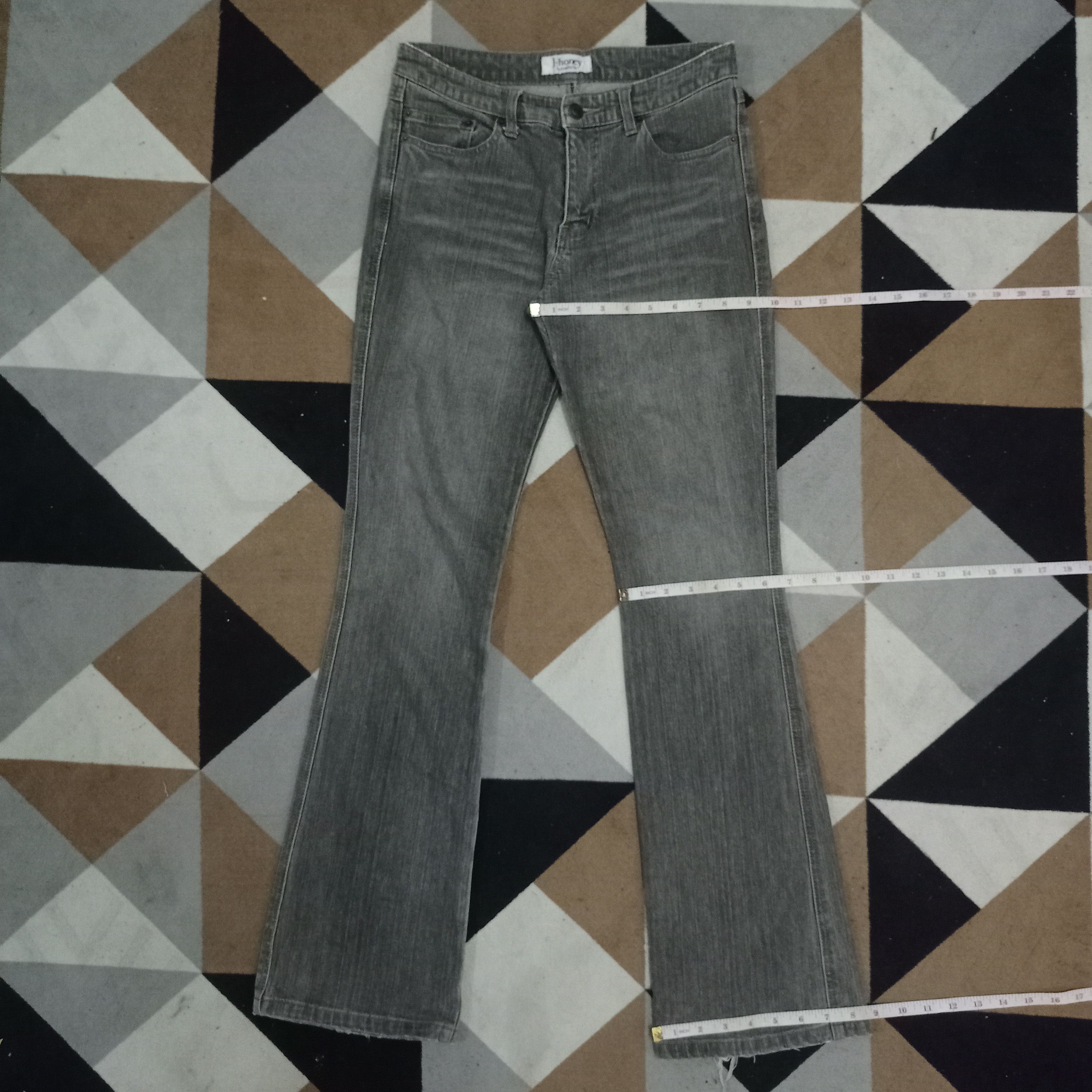 Japanese Brand Vintage Japanese Brand Faded Style Flare Jeans Size 28" / US 6 / IT 42 - 9 Thumbnail