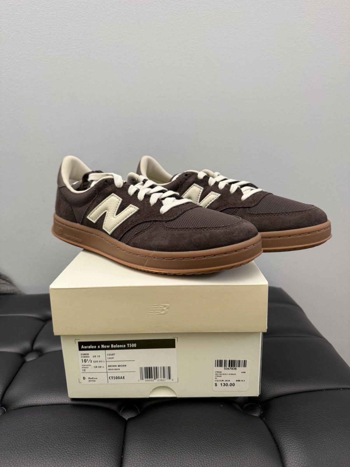 Auralee × New Balance [NEW] Auralee x New Balance T500 Vintage Brown Size US 10.5 / EU 43-44 - 1 Thumbnail