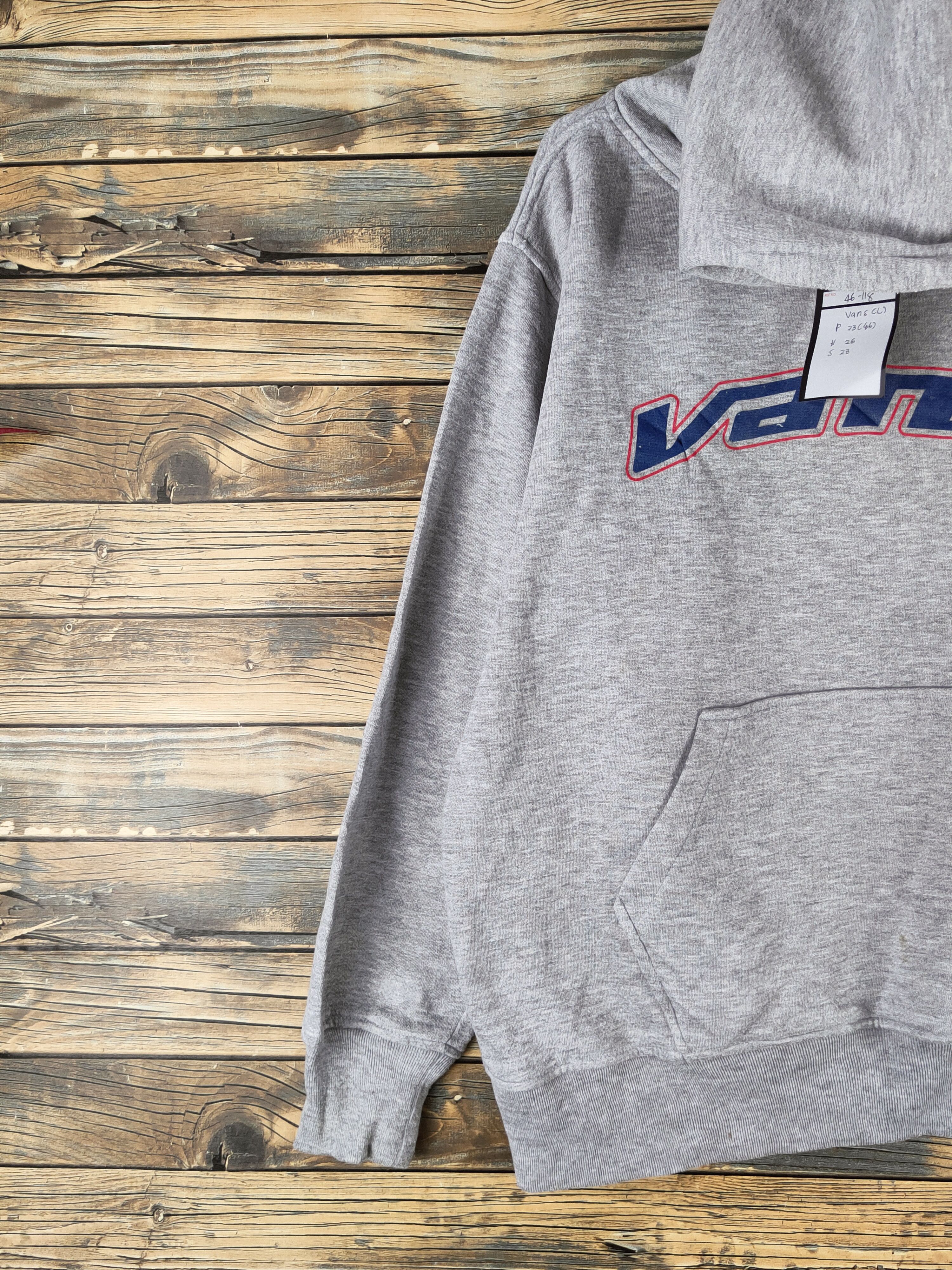 Vans DL Vans Gray Hoodie Sweatshirts #46-118 Size US L / EU 52-54 / 3 - 3 Thumbnail