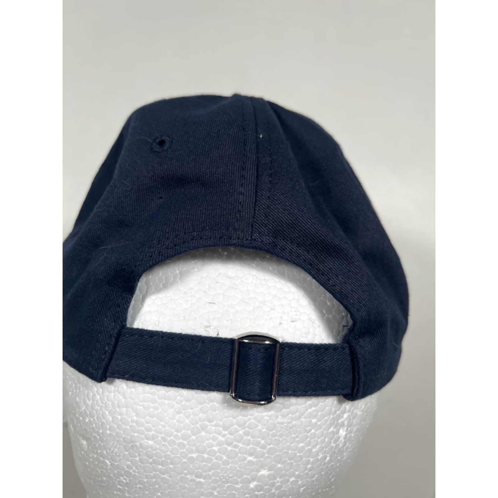 Vintage AOPA Hat Cap Blue One Size Adjustable Mens Baseball Cap Twill Strap Back Navy Blue With AOPA Wings Logo Embroidery Size ONE SIZE - 7 Thumbnail