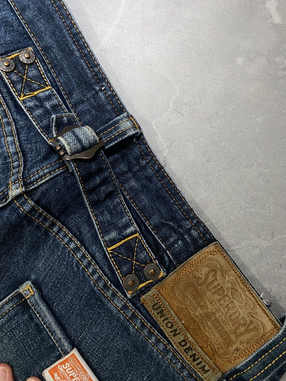 Vintage CRAZY Avan Number Nine Style Straight Jean-Y2K drip darkwear Size US 32 / EU 48 - 7 Thumbnail