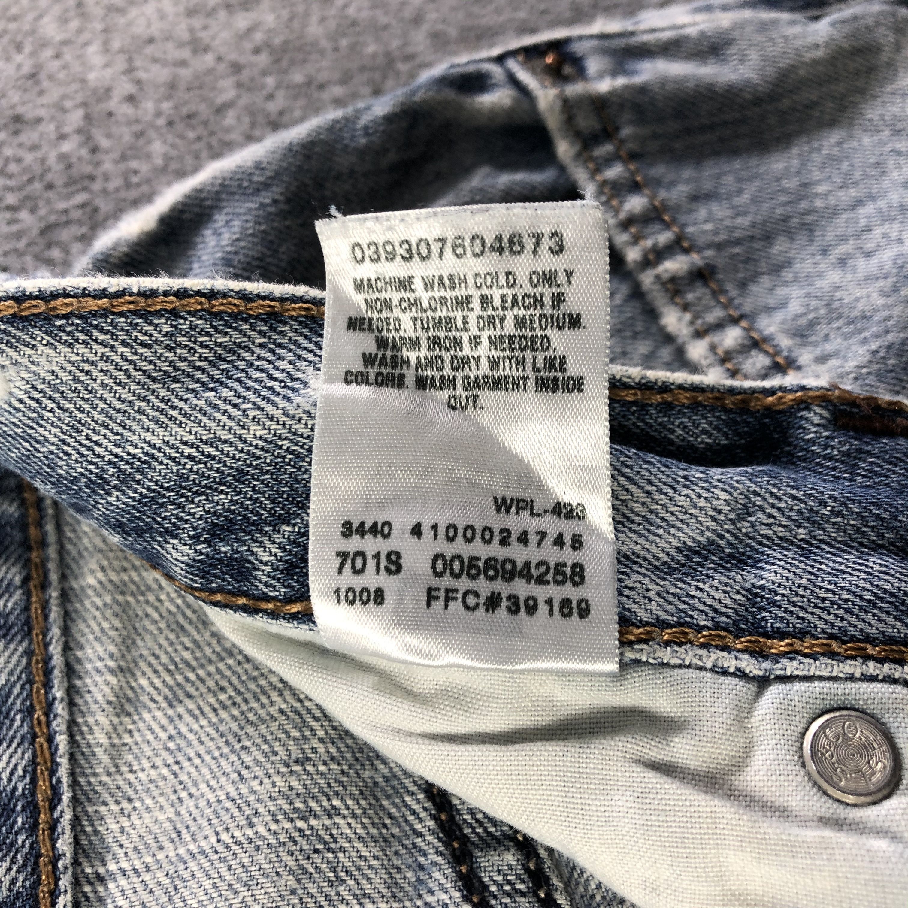 Levi's Vintage Light Wash Levis 569 Jeans-J4506 Size US 38 / EU 54 - 12 Thumbnail