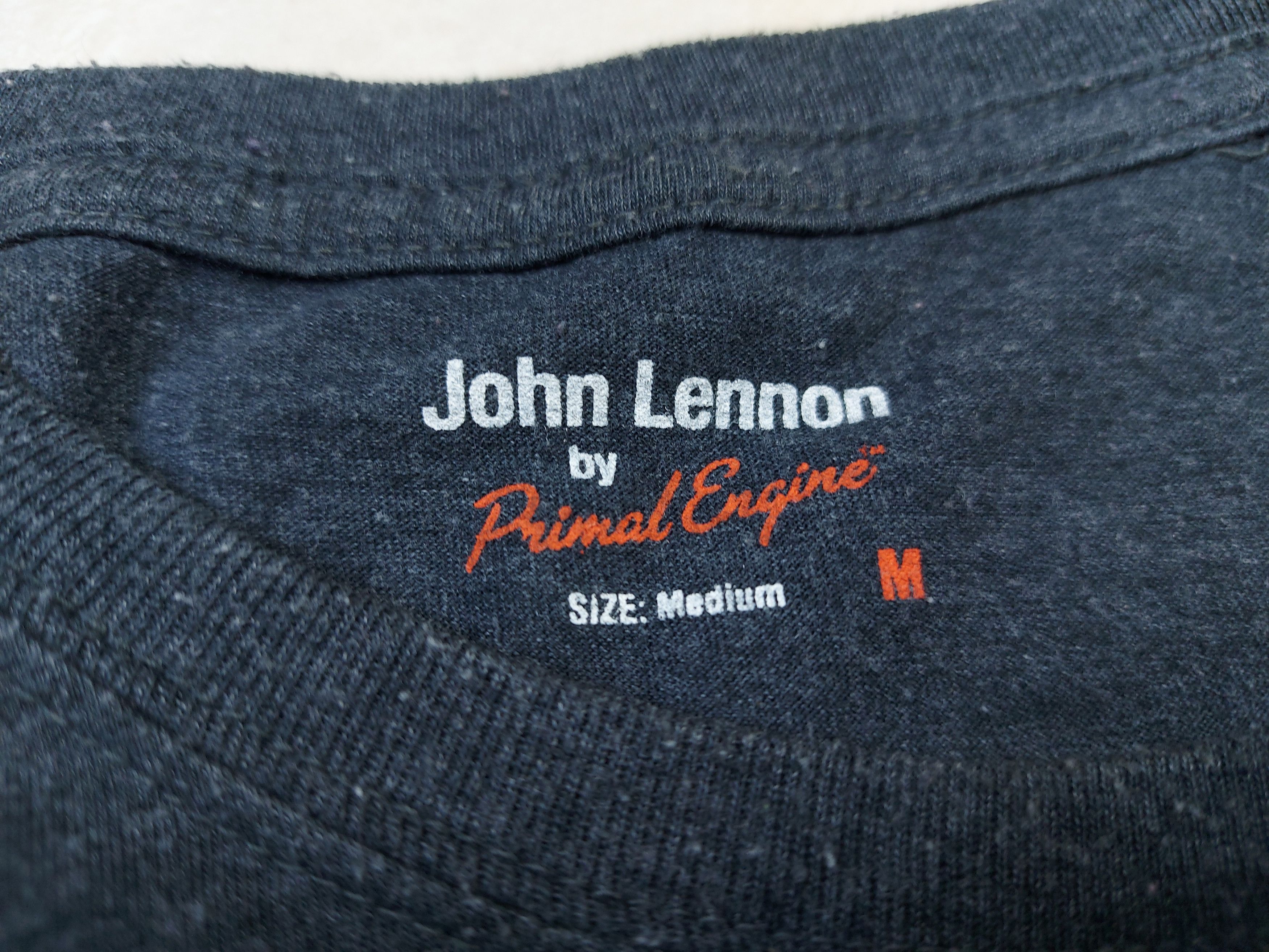 Band Tees Vintage 2008 John Lennon Yoko Ono Peace Embroidery TEE Size US M / EU 48-50 / 2 - 13 Thumbnail