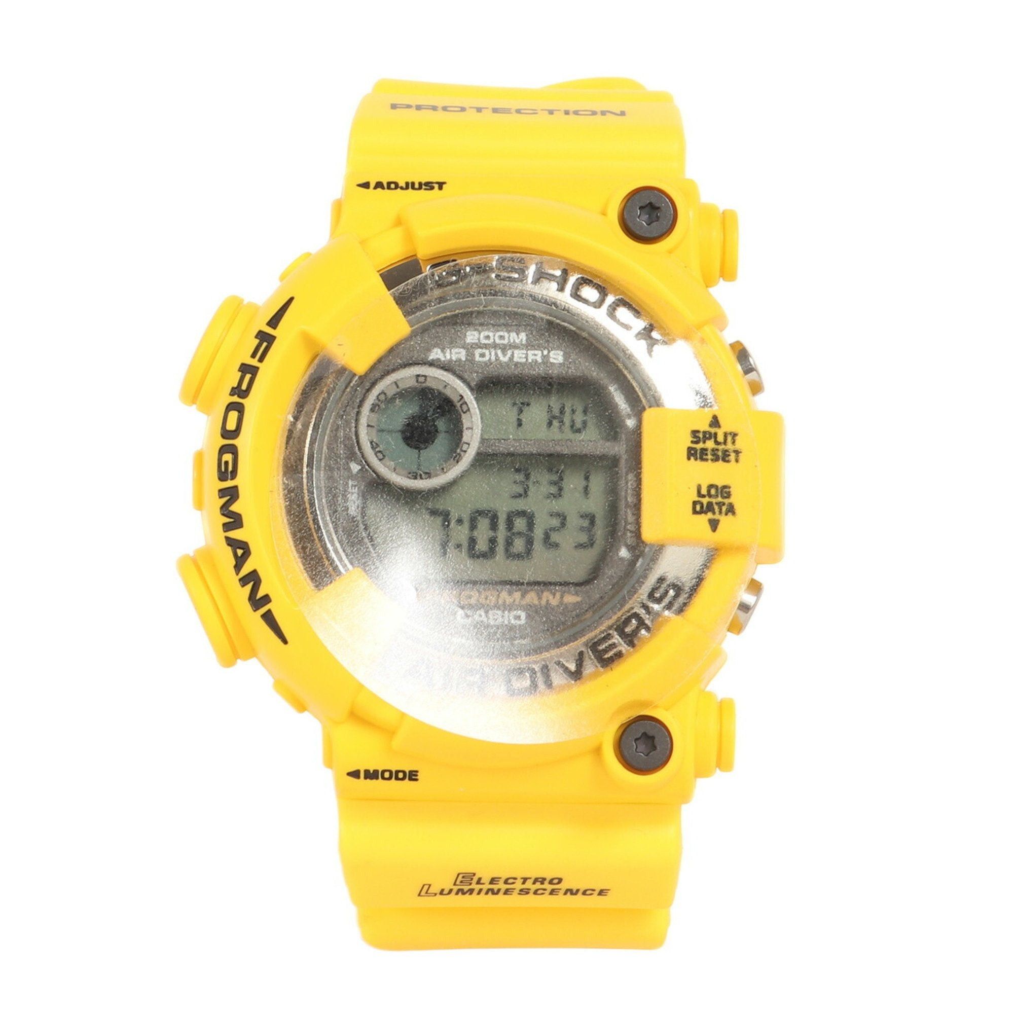 image of Casiog-Shock 90's Frogman Men In Yellow Dw-8250Y-9T Diving Frog Watch / Frogman Yellow, Women's