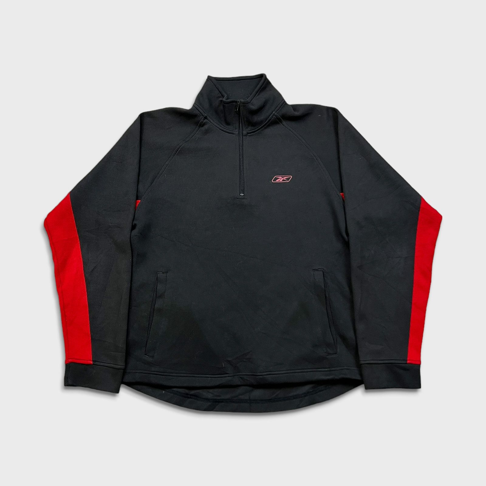 Reebok × Vintage Vintage Reebok Sweatshirt Small 1/4 Zip Training Pullover Size US S / EU 44-46 / 1 - 1 Thumbnail