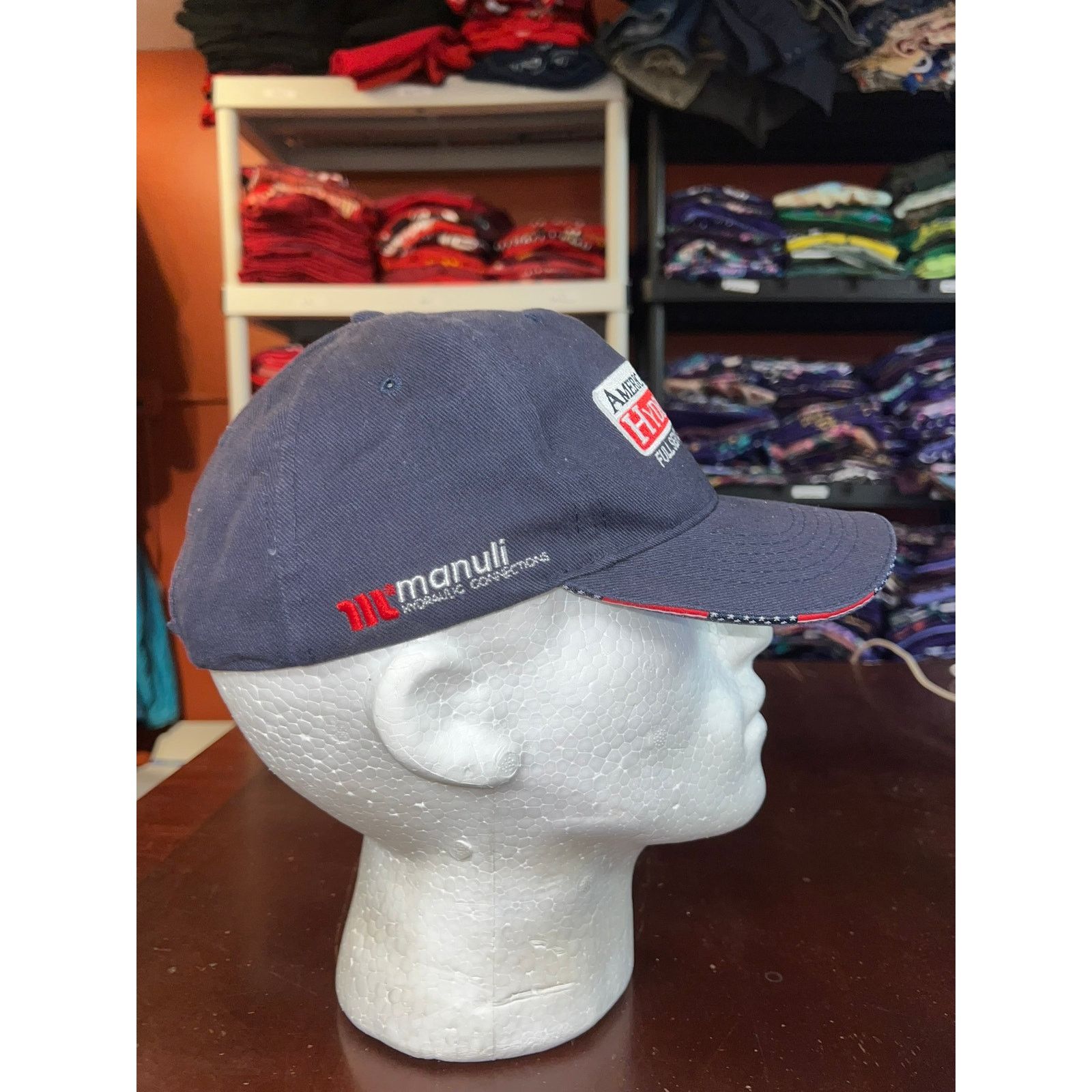 Vintage Vintage American Hat Hose & Hydraulics Blue USA Cap Headwear Size ONE SIZE - 5 Thumbnail