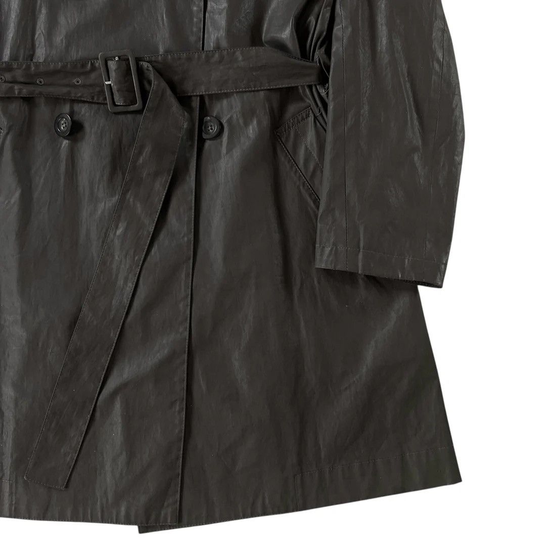 Jil Sander Jil Sander Waxed Trench Coat - SS08 Size US M / EU 48-50 / 2 - 7 Thumbnail