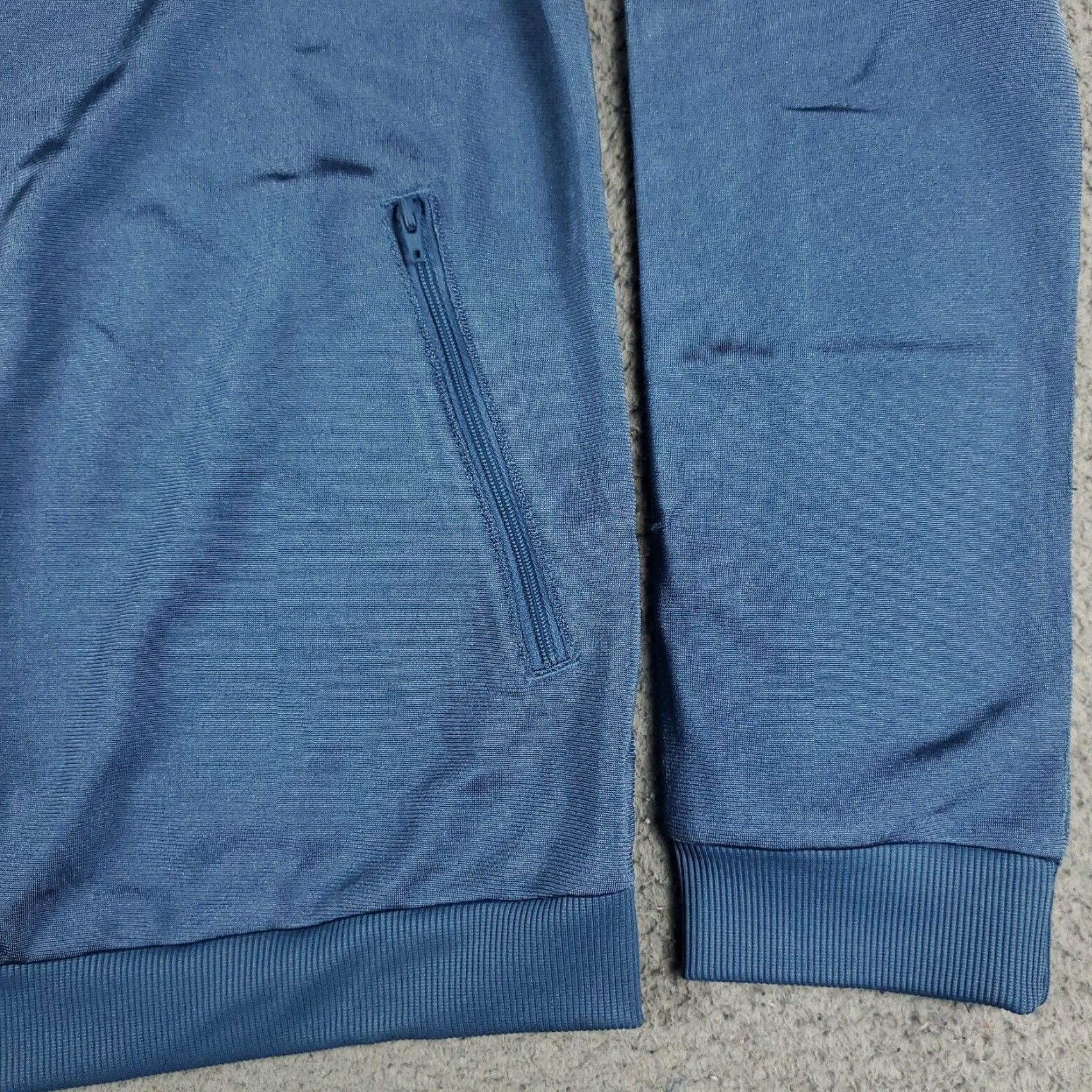 Adidas Adidas Jacket Medium Blue White Full Zip Track Womens Size M / US 6-8 / IT 42-44 - 4 Thumbnail