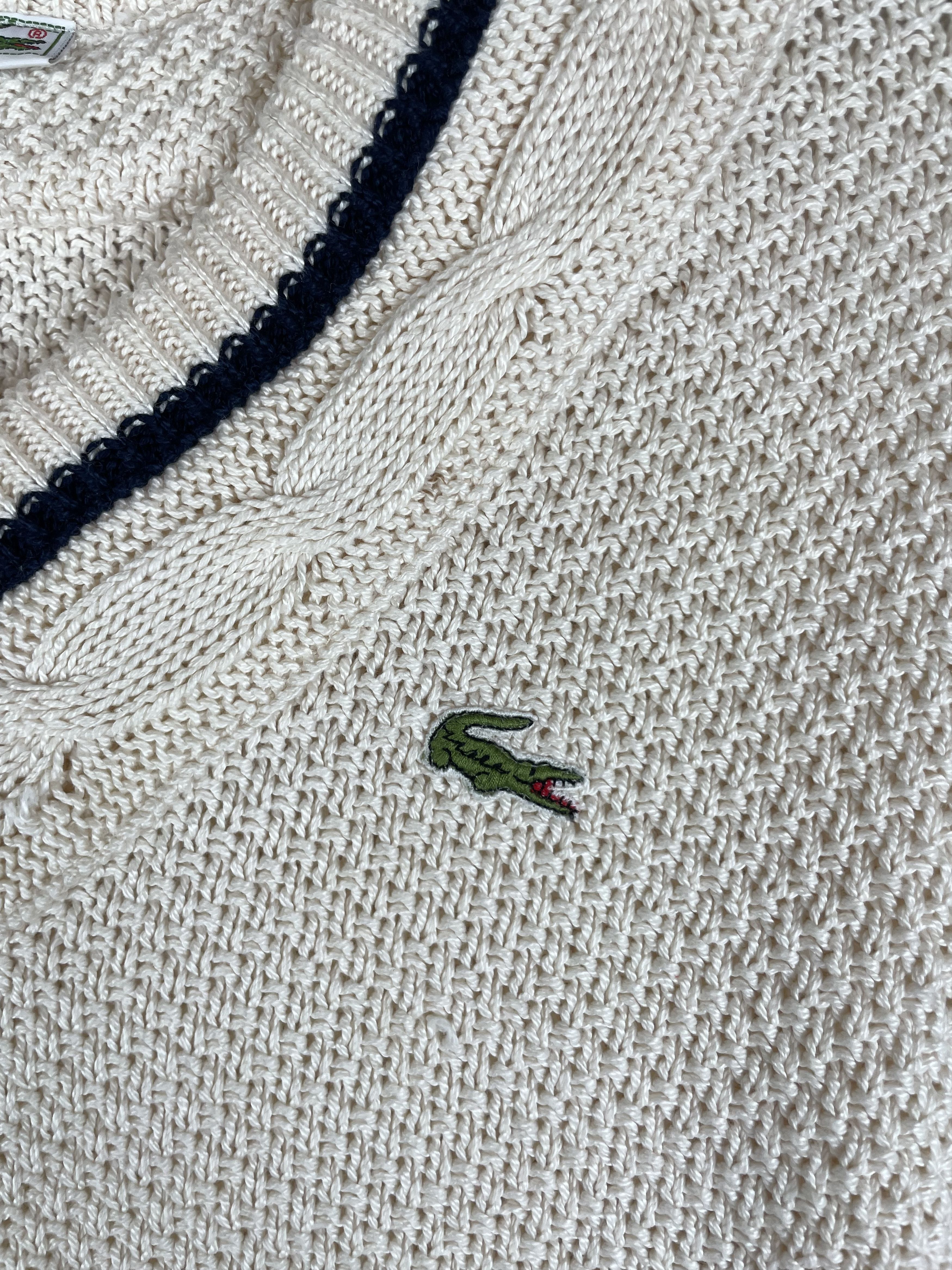 Lacoste Lacoste Vintage Knit Sweater Size US XL / EU 56 / 4 - 6 Thumbnail