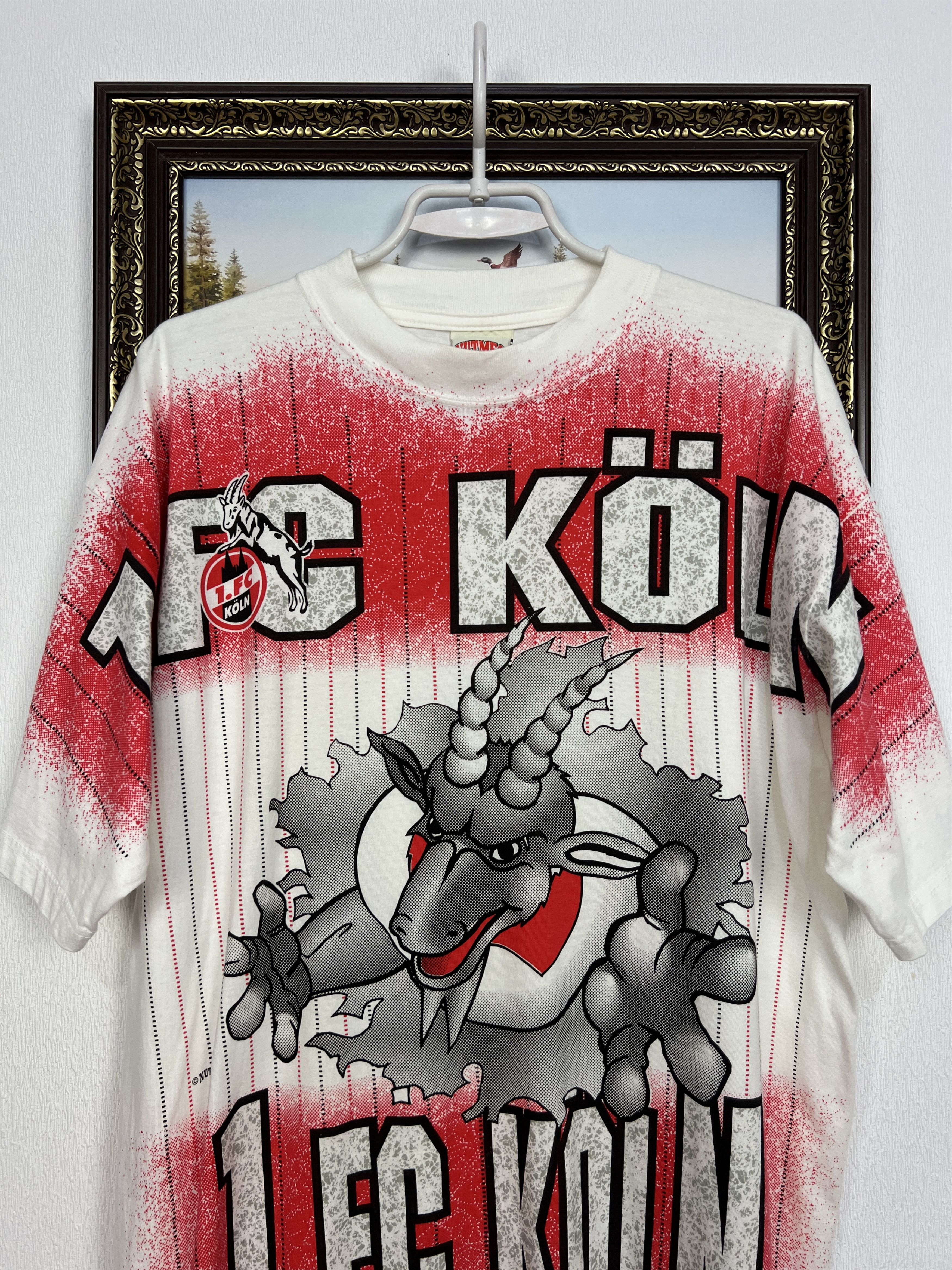 Nutmeg FC Koln Football Shirt Over Print Soccer Jersey Trikot Size US L / EU 52-54 / 3 - 2 Thumbnail