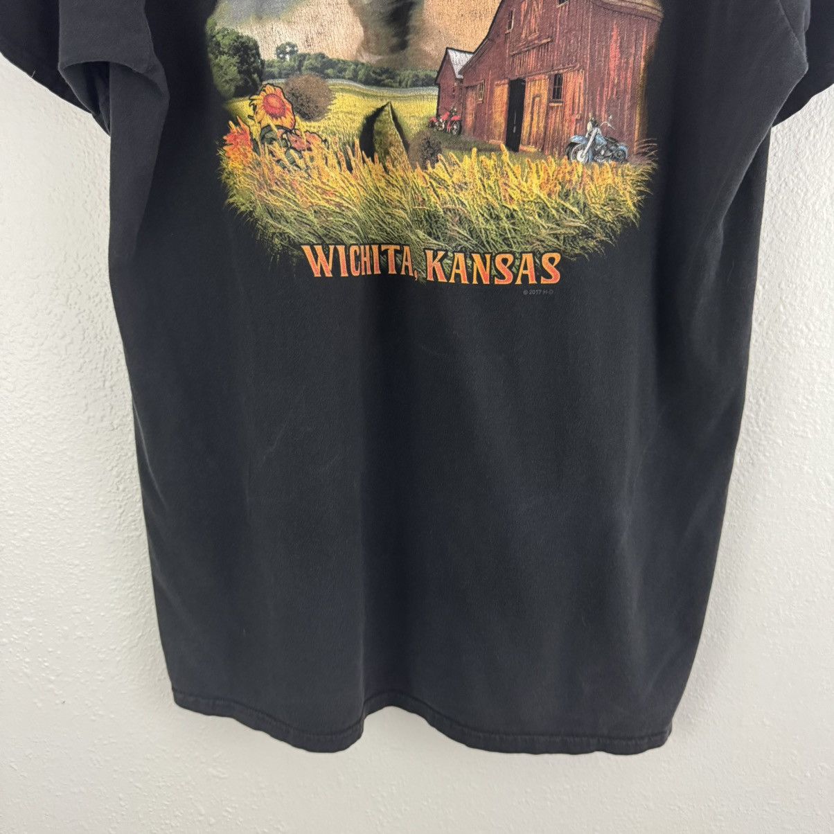 Harley Davidson HARLEY DAVIDSON Black Devil Biker Twister City Graphic Tee Size US XL / EU 56 / 4 - 9 Thumbnail