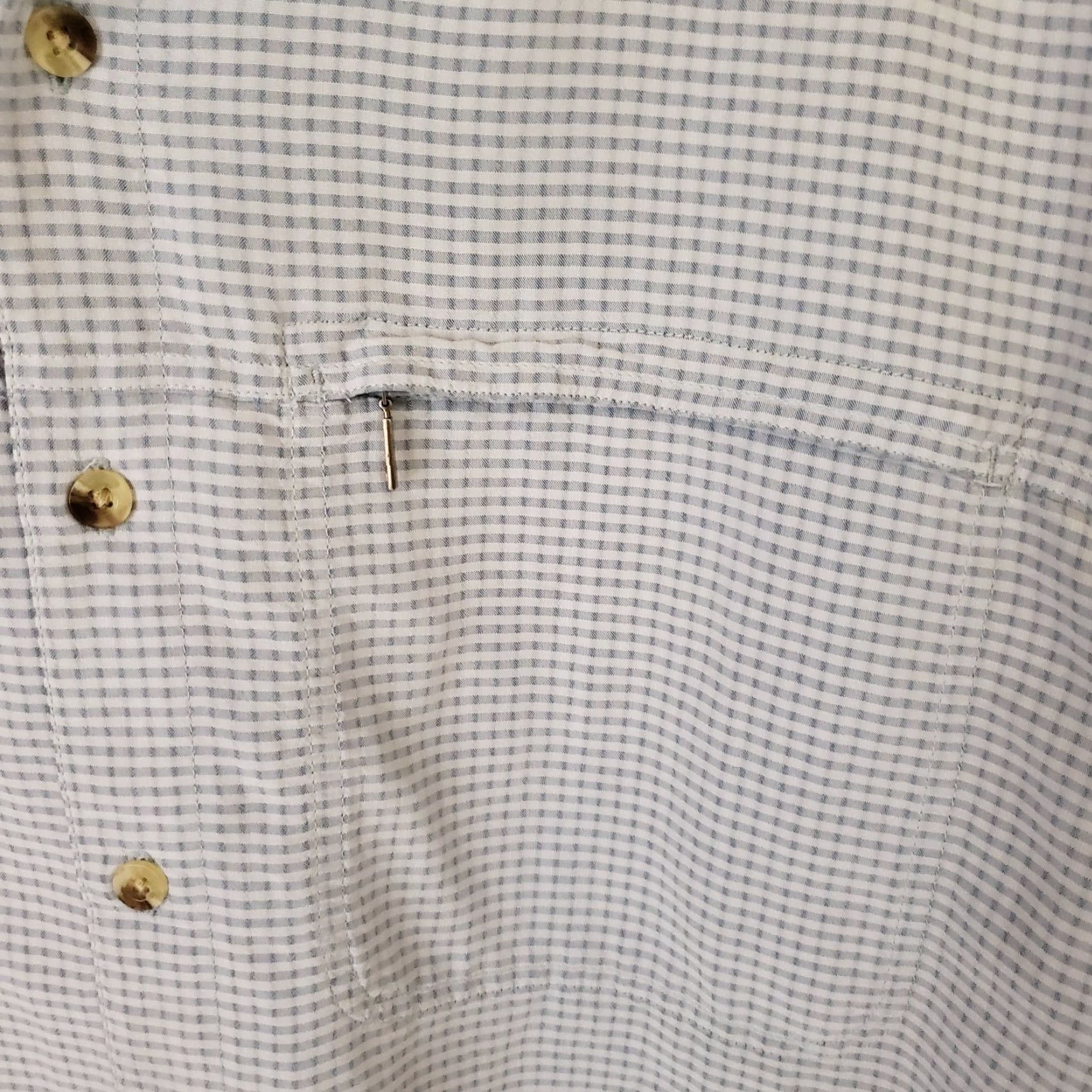 The North Face The North Face Shirt Button-Up Short Sleeve Check Blue XL Men Modern Outdoors Hiking Camping Adventure Mens Regular Fit Size US XL / EU 56 / 4 - 4 Thumbnail