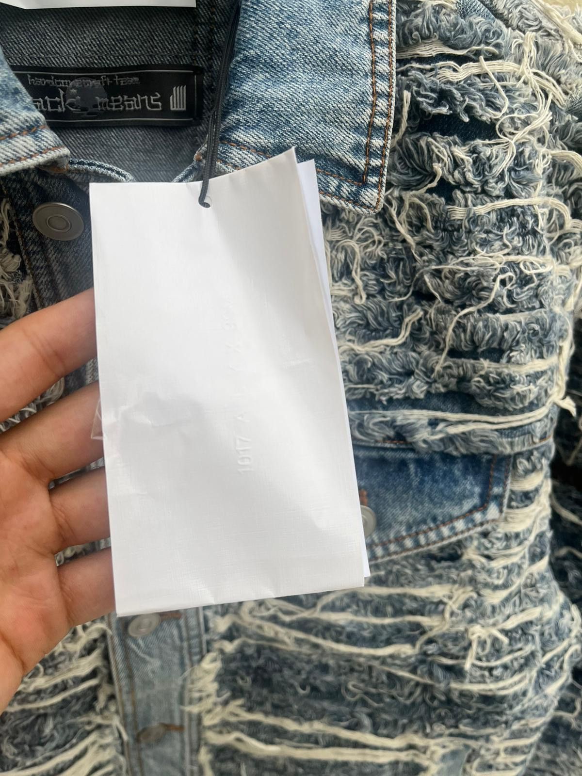 Alyx × Blackmeans Distressed Denim Jacket in Blue Size US L / EU 52-54 / 3 - 11 Thumbnail