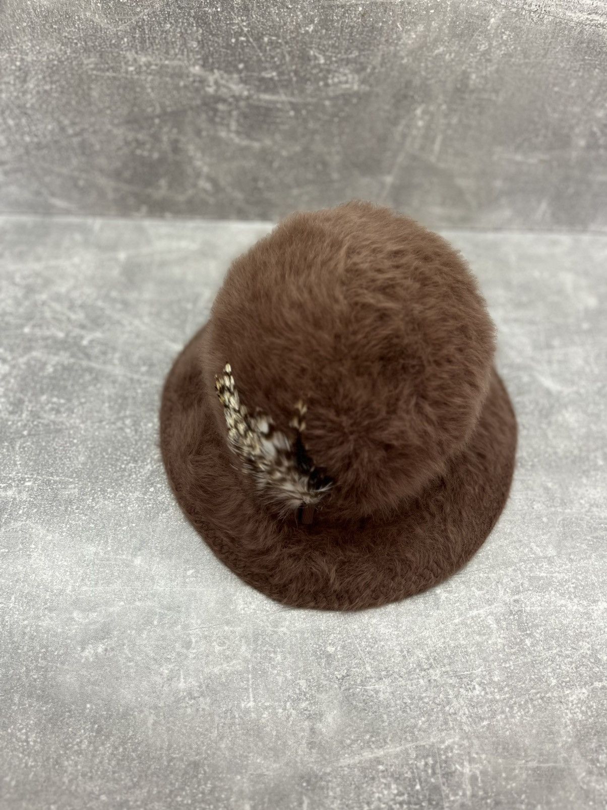 Kangol Vintage mohair bucket panama angora fur faux hat Size ONE SIZE - 5 Thumbnail