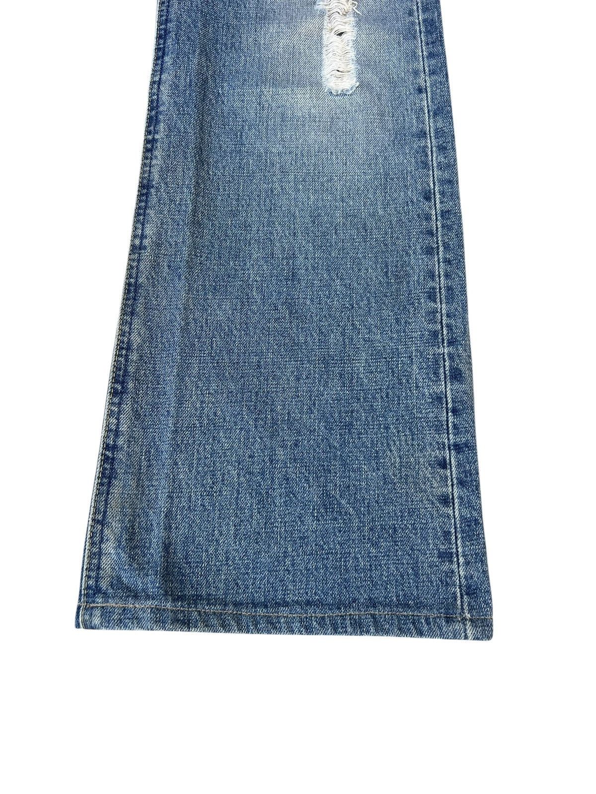 Lee × Vintage VTG 2000s Lee Riders Sanforized Dirty Mud Denim Flare Jeans Size US 32 / EU 48 - 13 Thumbnail
