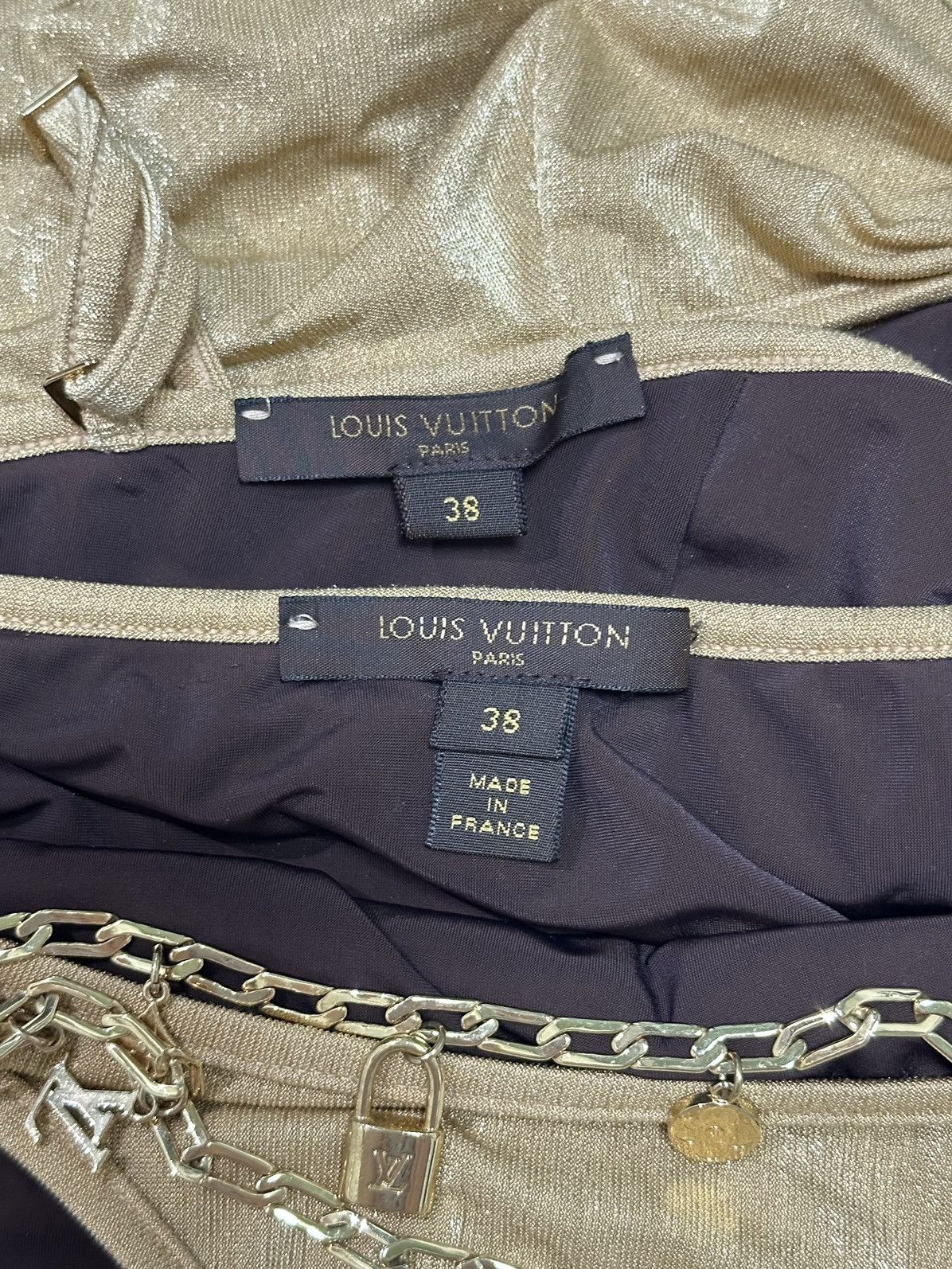 Louis Vuitton LOUIS VUITTON Spring Summer 2006 Bikini with Gold Charm Size S / US 4 / IT 40 - 5 Thumbnail