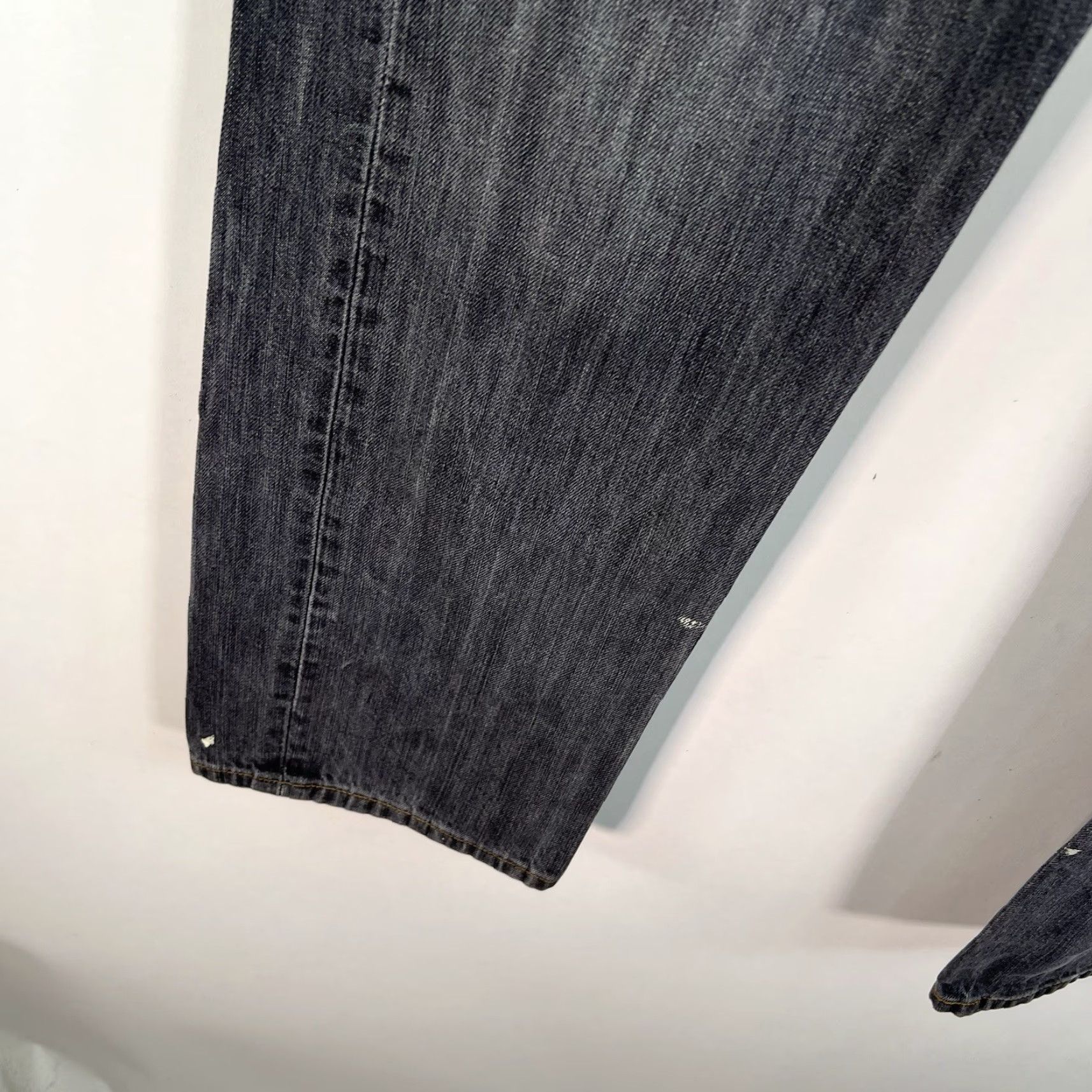 Levi's VINTAGE Levi's 501 Jeans Mens Size 36 X32 Distressed Straight Denim Black 90s Size US 36 / EU 52 - 5 Thumbnail
