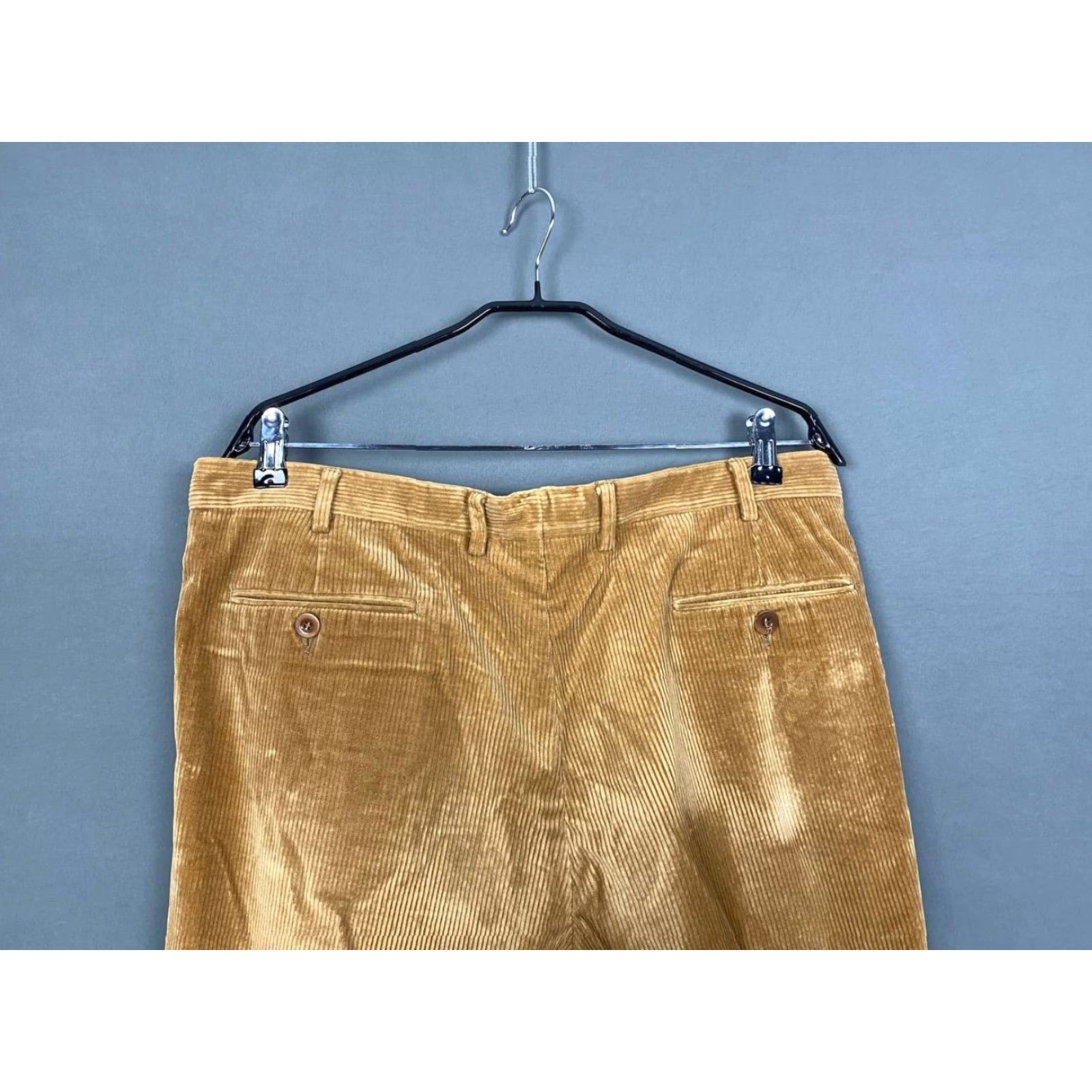 Brioni Brioni Cervinia Pants Casual Brown Corduroy Button Logo 54 Regular Men’s Pants Size US 38 / EU 54 - 6 Thumbnail
