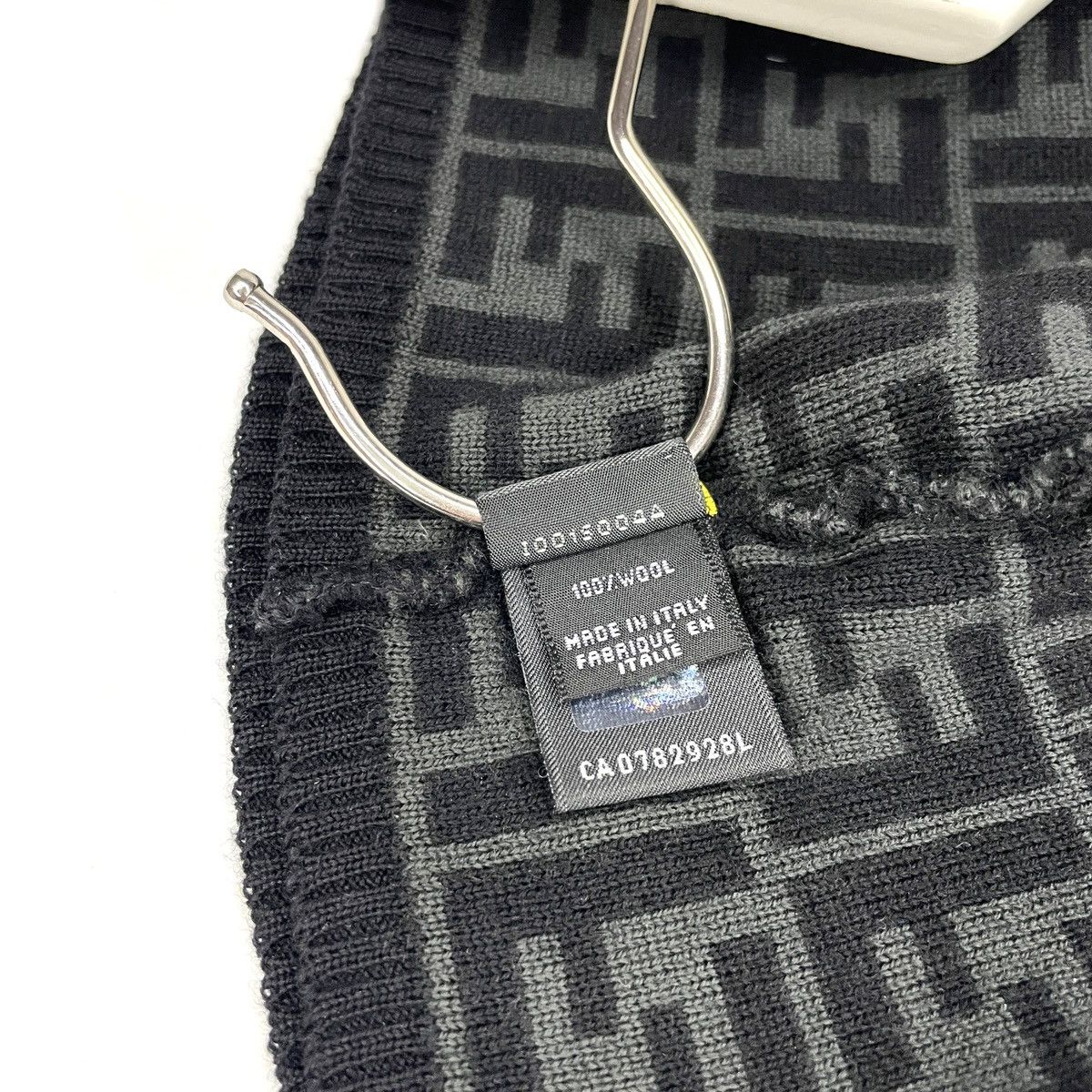 Fendi Fendi Zucca Monogram Wool Hat Beanie Size ONE SIZE - 5 Thumbnail