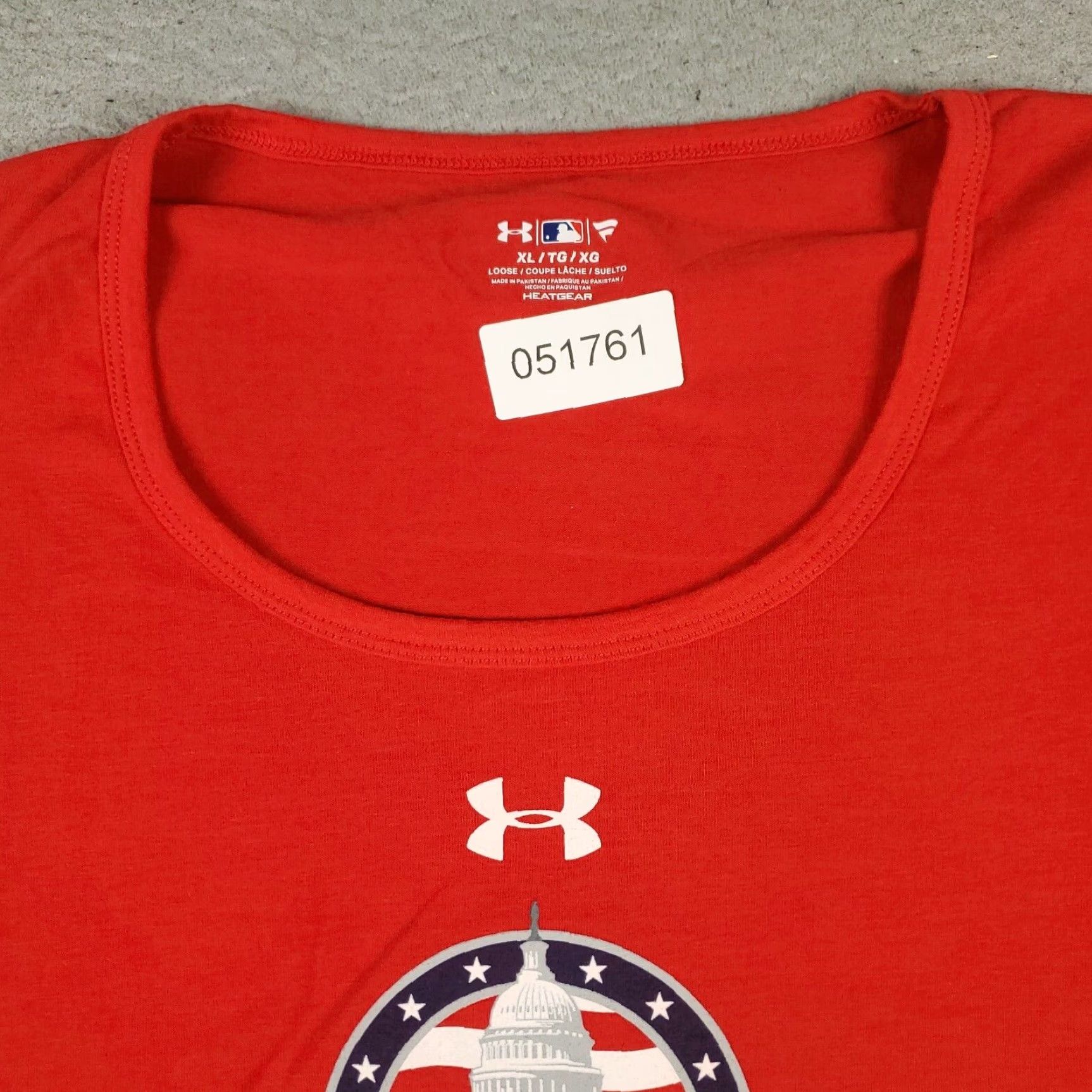 Under Armour VINTAGE Under Armour Women’s T-Shirt XL Red MLB Allstar 2018 Casual Short Sleeve Size XL / US 12-14 / IT 48-50 - 3 Thumbnail