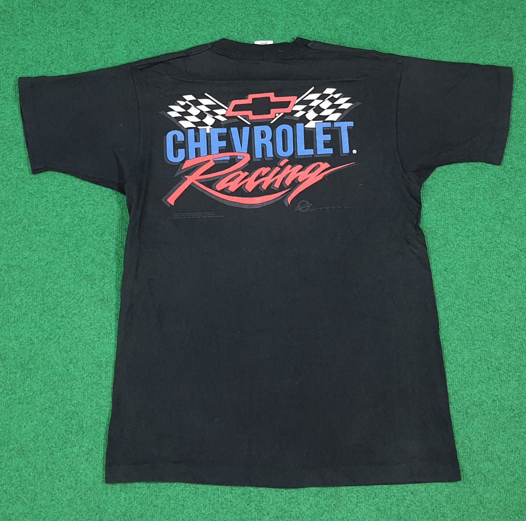 Fruit Of The Loom Vintage 90s Chevrolet Racing Single Stitch Tshirt C285N26 Size US M / EU 48-50 / 2 - 1 Thumbnail