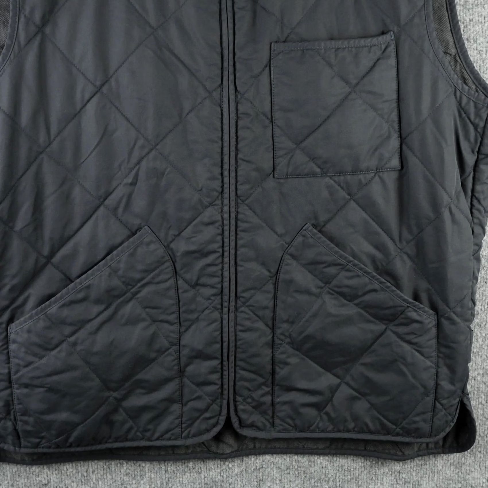 J.Crew J.Crew Vest Mens XL Gray Quilted Nylon Insulated Full Zip Pockets Outdoor Size US XL / EU 56 / 4 - 2 Thumbnail