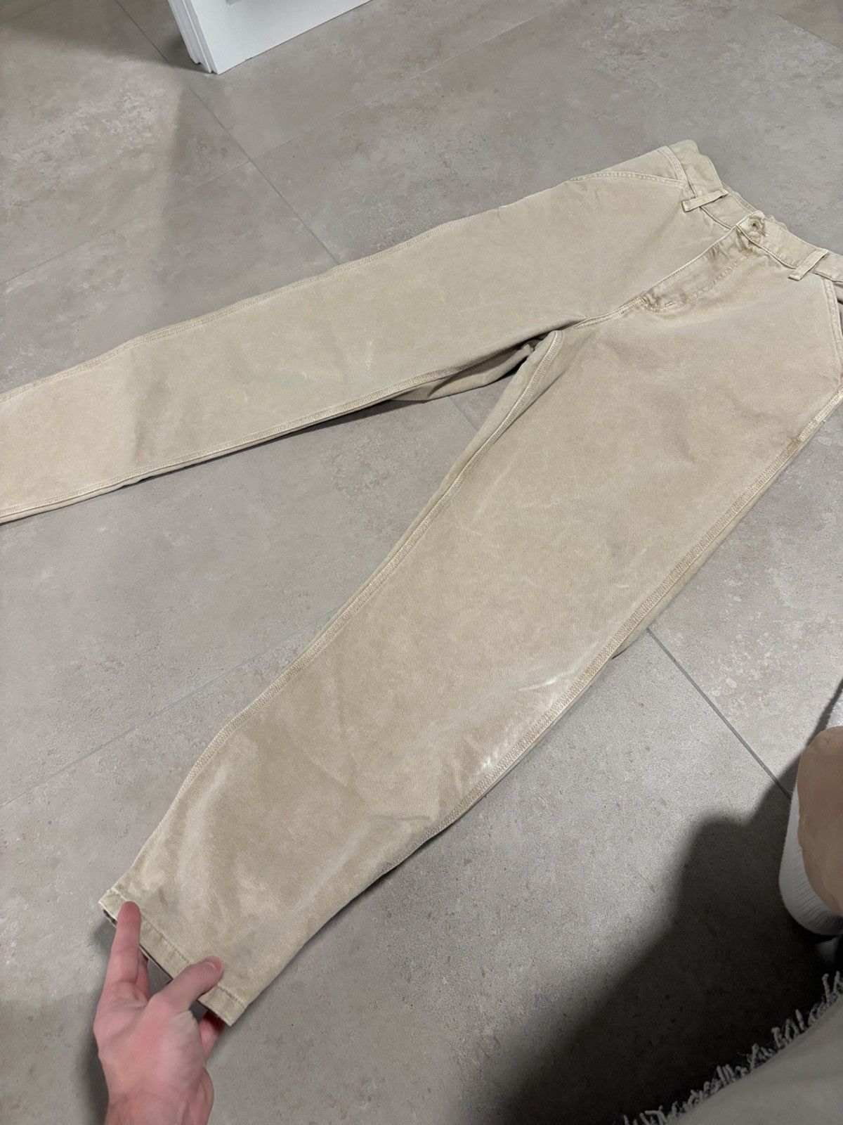 Carhartt Wip Carhartt WIP simple pant tan/beige 33x32 Size US 32 / EU 48 - 2 Thumbnail