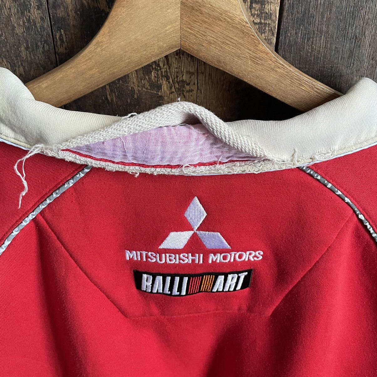 Vintage Vintage Mitsubishi Ralliart Half zipper Sweatshirt Size US XL / EU 56 / 4 - 7 Thumbnail