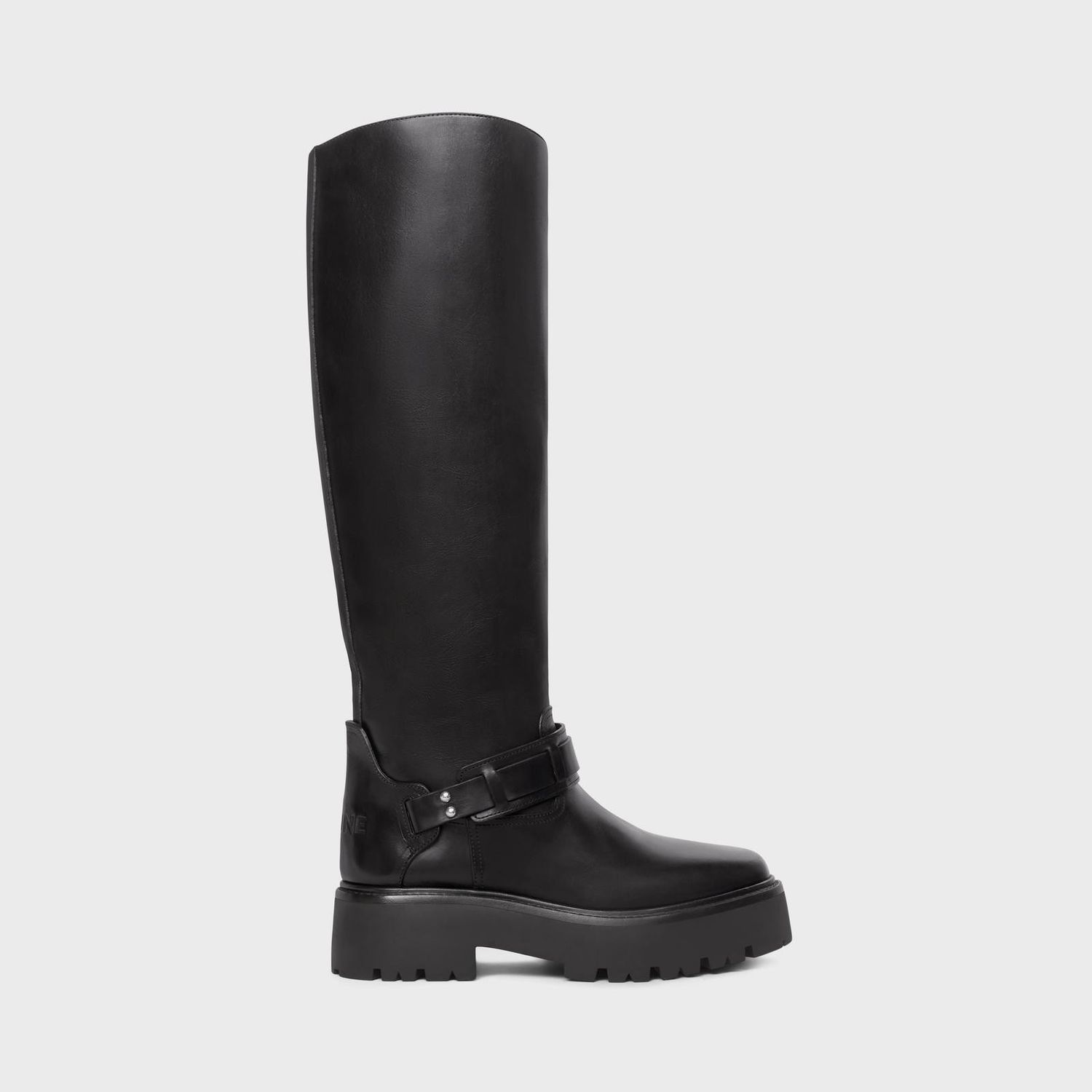 Celine Bulky High Boot Harness In Calfskin in Black Size US 5 / IT 35 - 1 Thumbnail