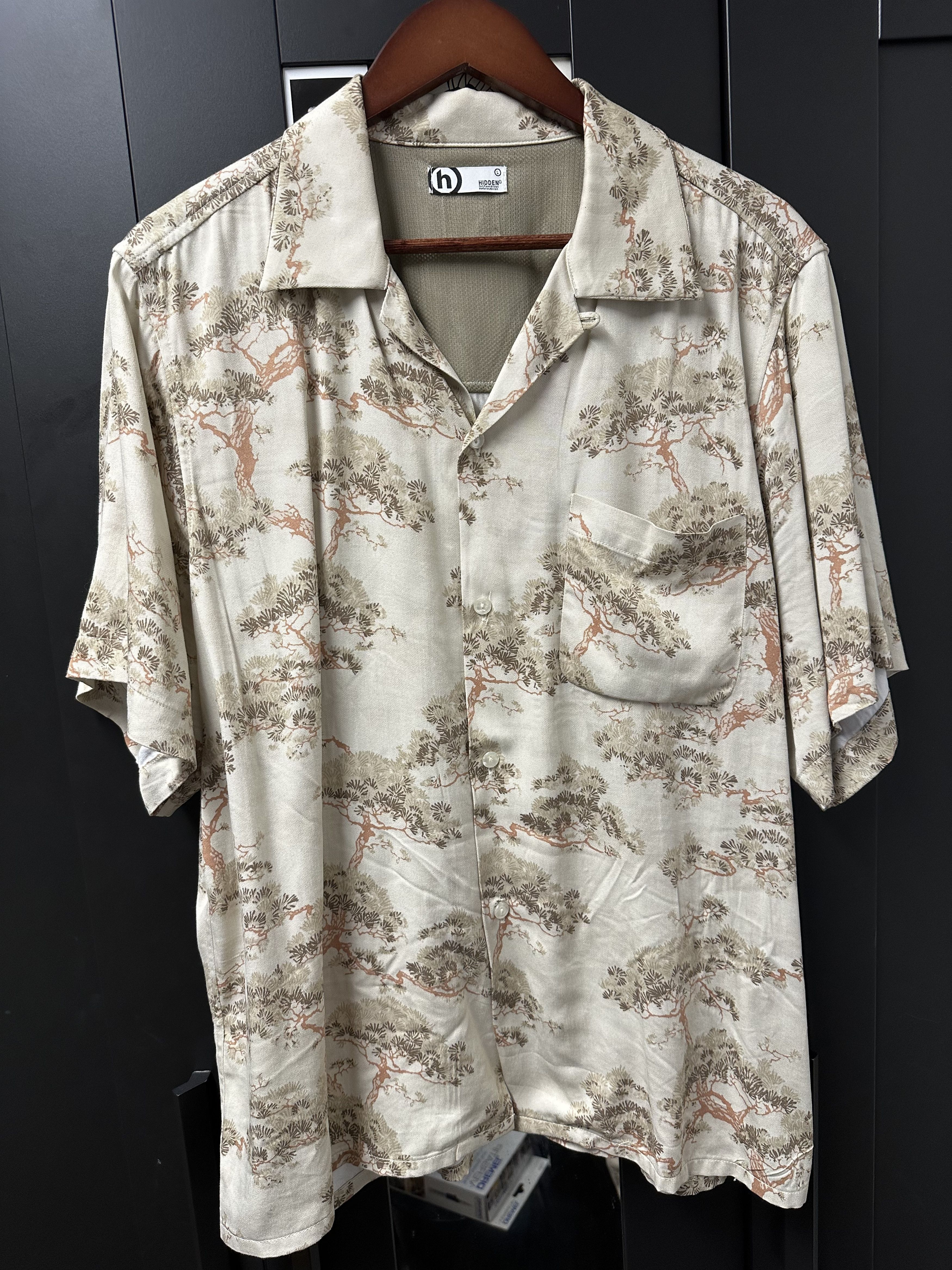HIDDEN Hidden NY Bondai Button Up Short Sleeve Tan Size US L / EU 52-54 / 3 - 1 Thumbnail