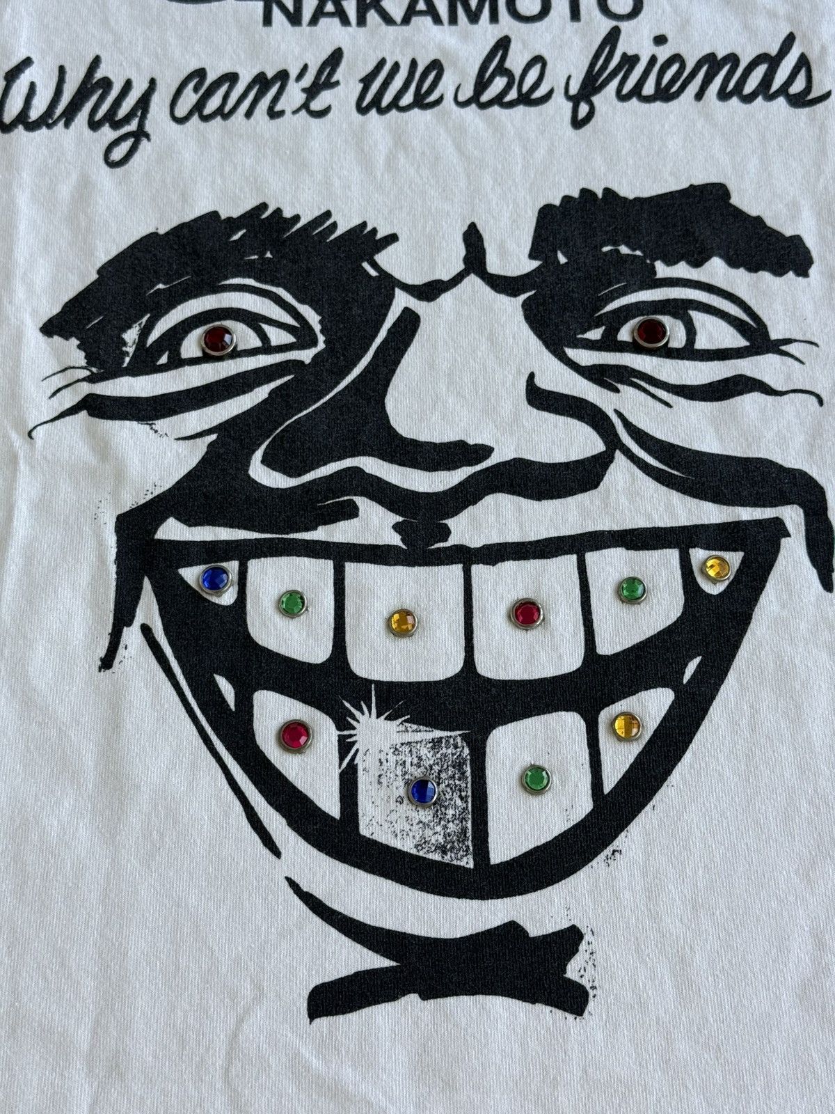 Satoshi Nakamoto Satoshi Nakamoto Why Can't We Be Friends Tee White Size US XL / EU 56 / 4 - 3 Thumbnail