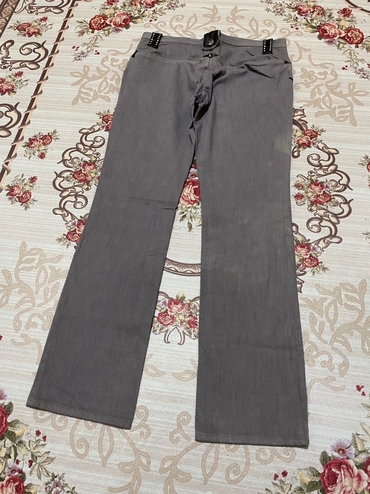 If Six Was Nine 2000s Nstly Japanese Snake Skin On Belt Denim Size US 33 - 12 Thumbnail