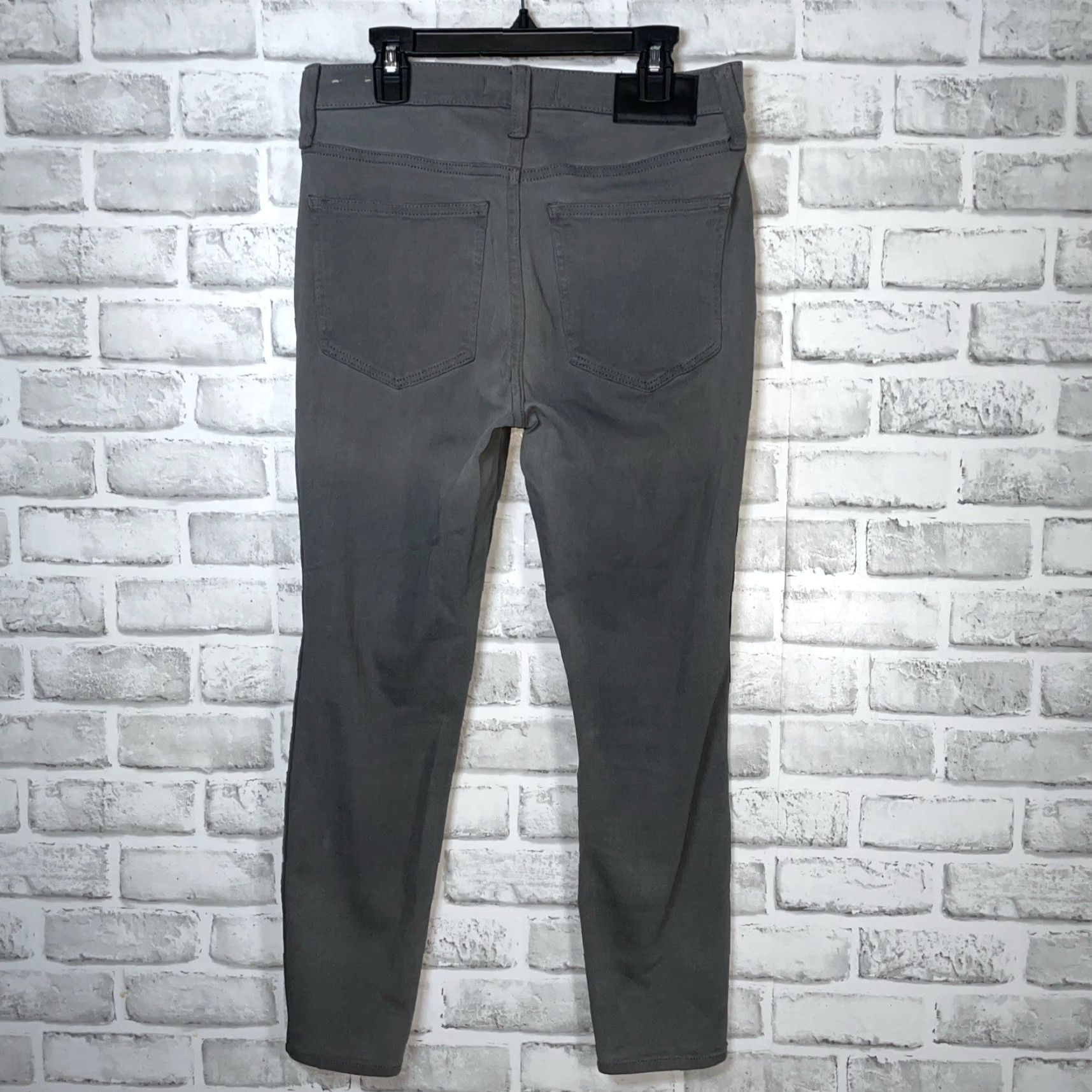 Madewell MADewell Gray Skinny Roadtripper Jeggings Womens Petite Size 24P 25" Inseam Size 42" / US 20 - 7 Thumbnail