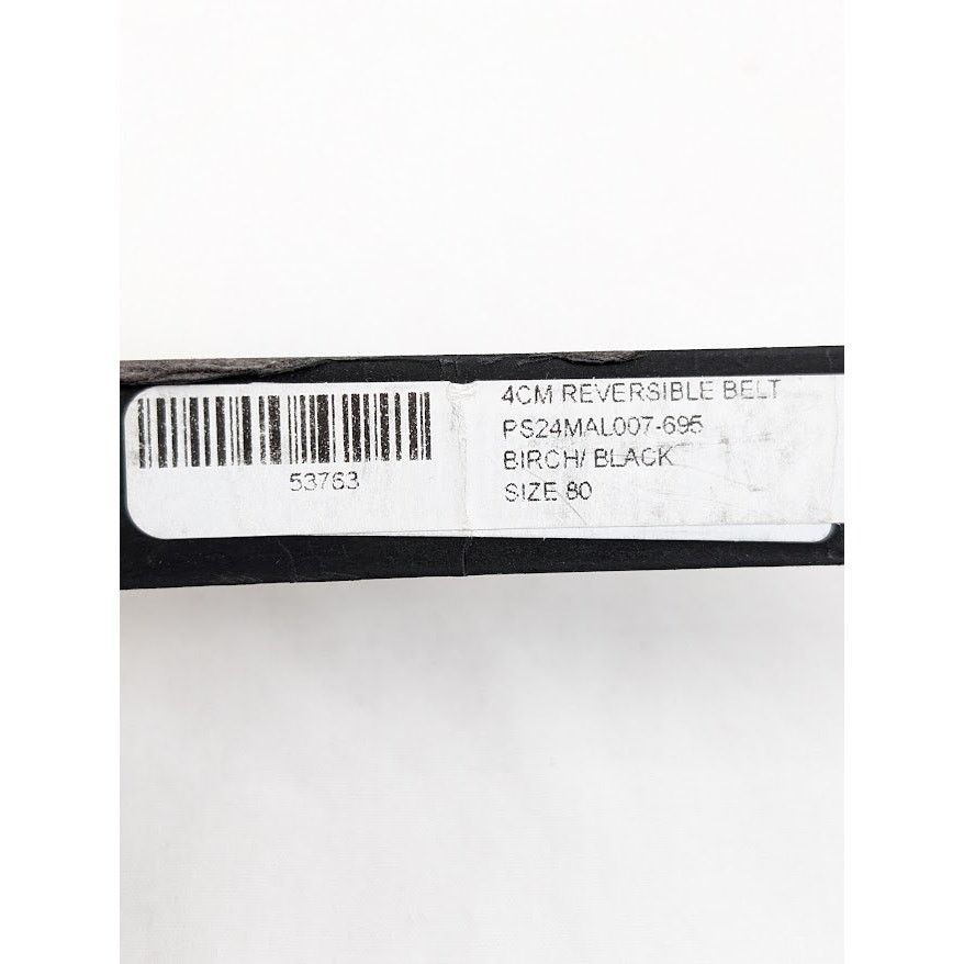 Amiri o1rshd1 Size: 80cm / 4cm Reversible Belt in Birch/Black Size 32 - 11 Thumbnail