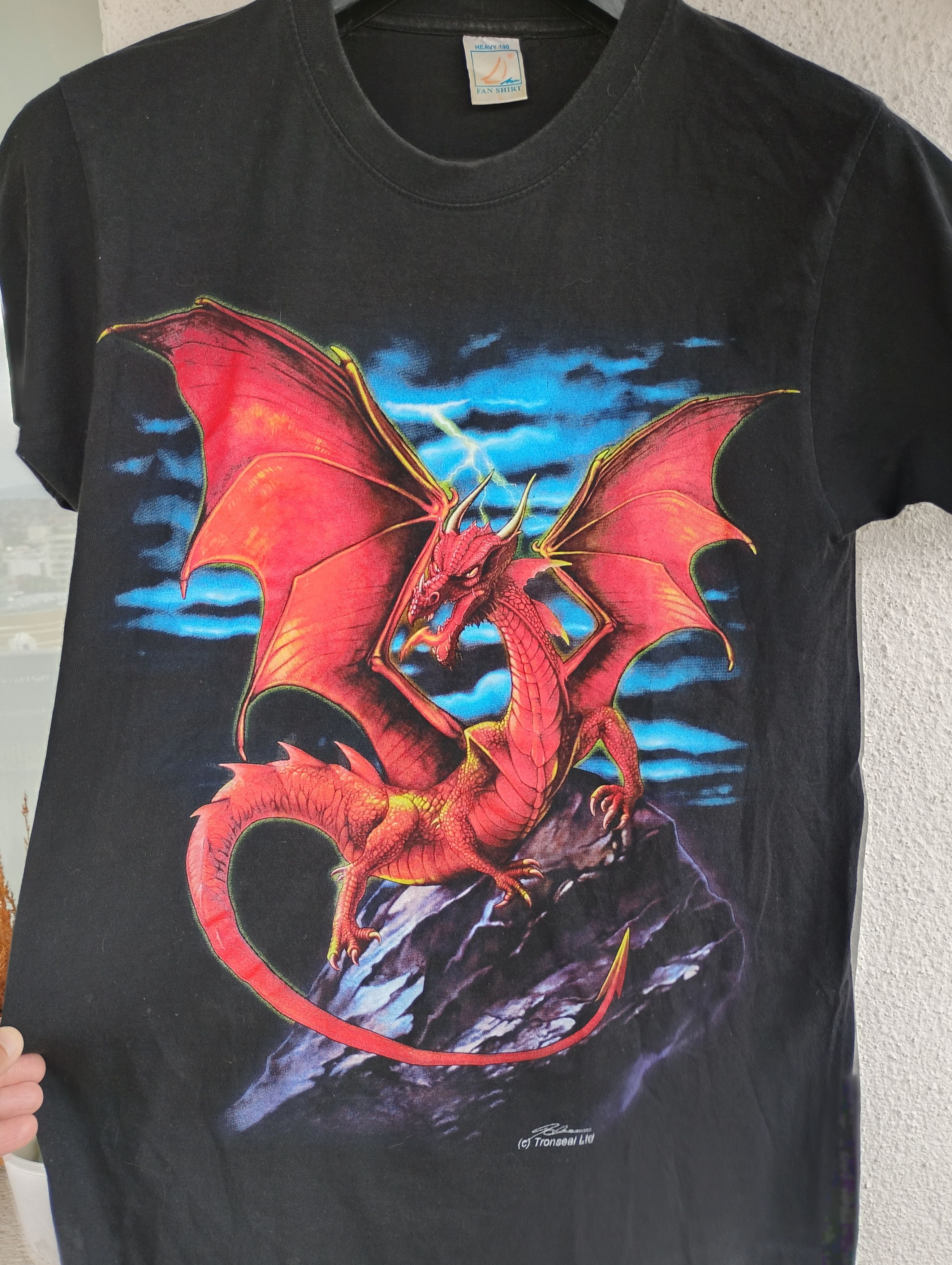 Vintage Vintage 1990s Dark Fantasy Graphic Tronseal Ltd t-shirt M Size US M / EU 48-50 / 2 - 2 Thumbnail