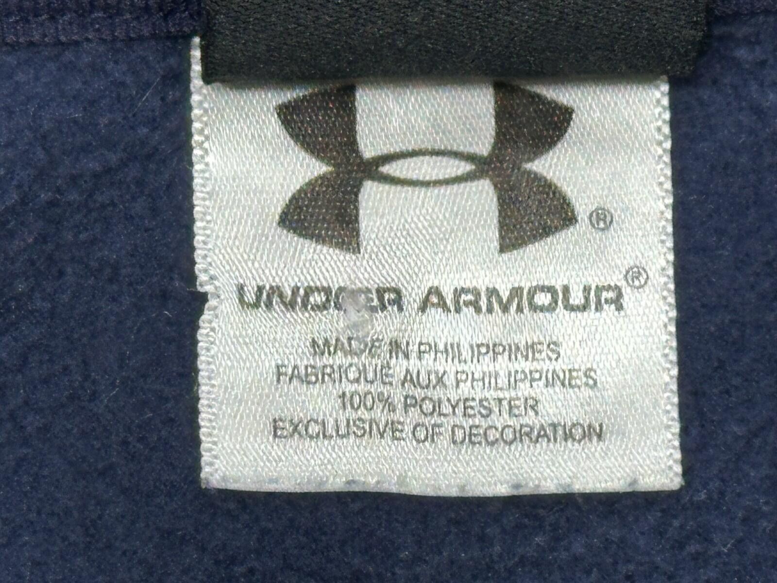 Under Armour Under Armour 1/4 Zip LS Fleece Pullover Blue Mens 2XL Size US XXL / EU 58 / 5 - 7 Thumbnail