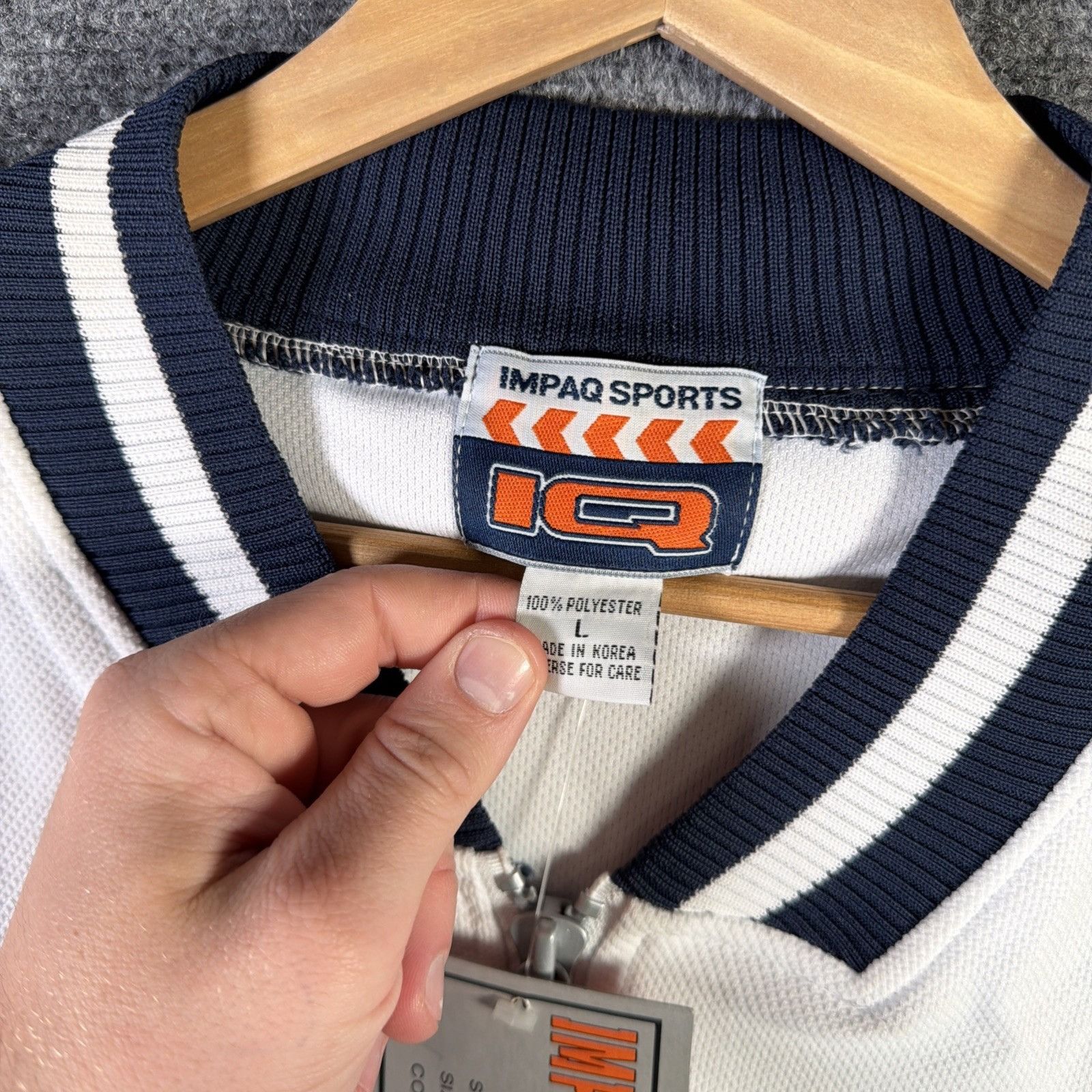 Nutmeg Vintage University Of North Carolina Jacket Large Blue 90s Size US L / EU 52-54 / 3 - 3 Thumbnail