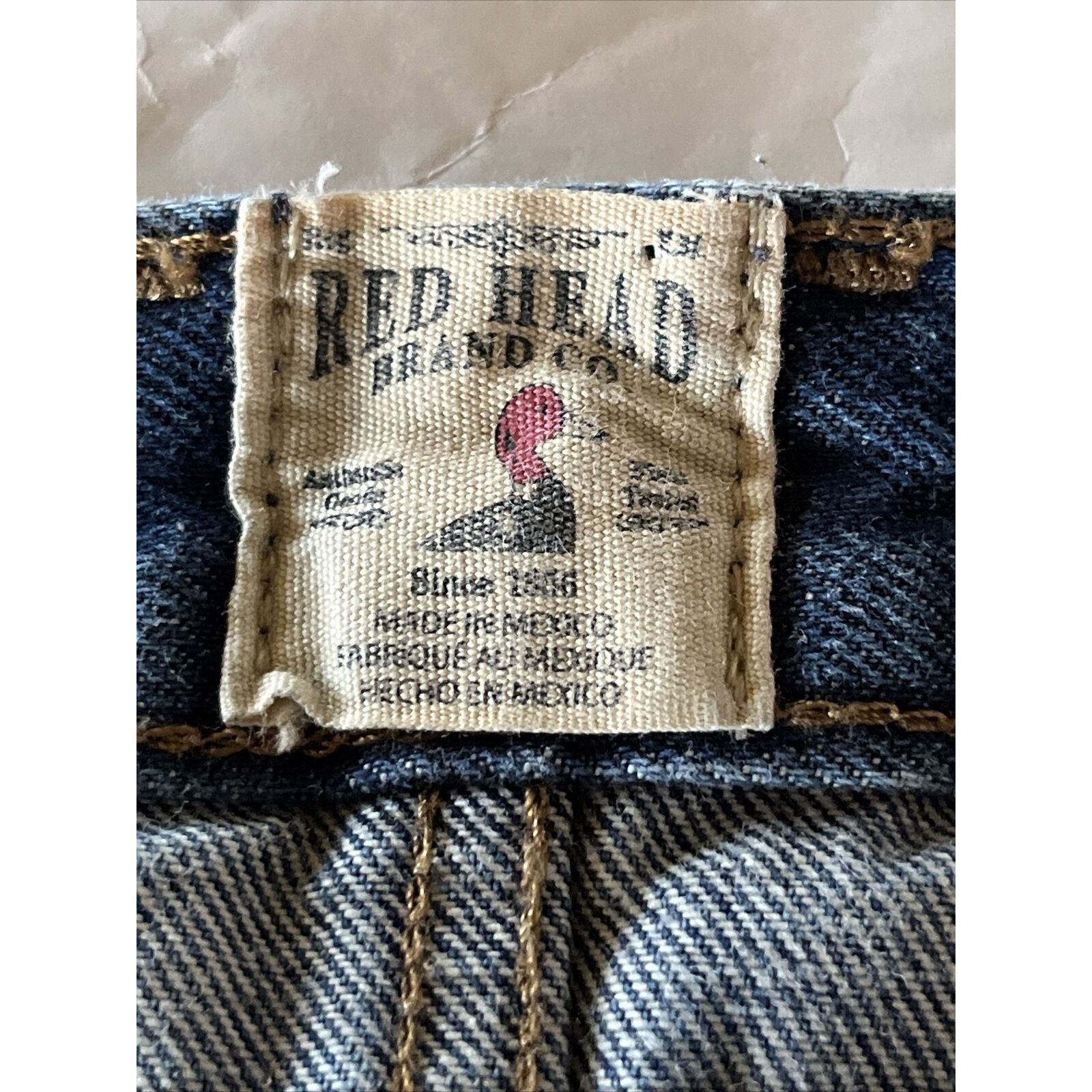 Redhead RedHead Jeans Mens 44x30 Blue Workwear Cotton Denim Y2k EUC Size US 44 / EU 60 - 2 Thumbnail